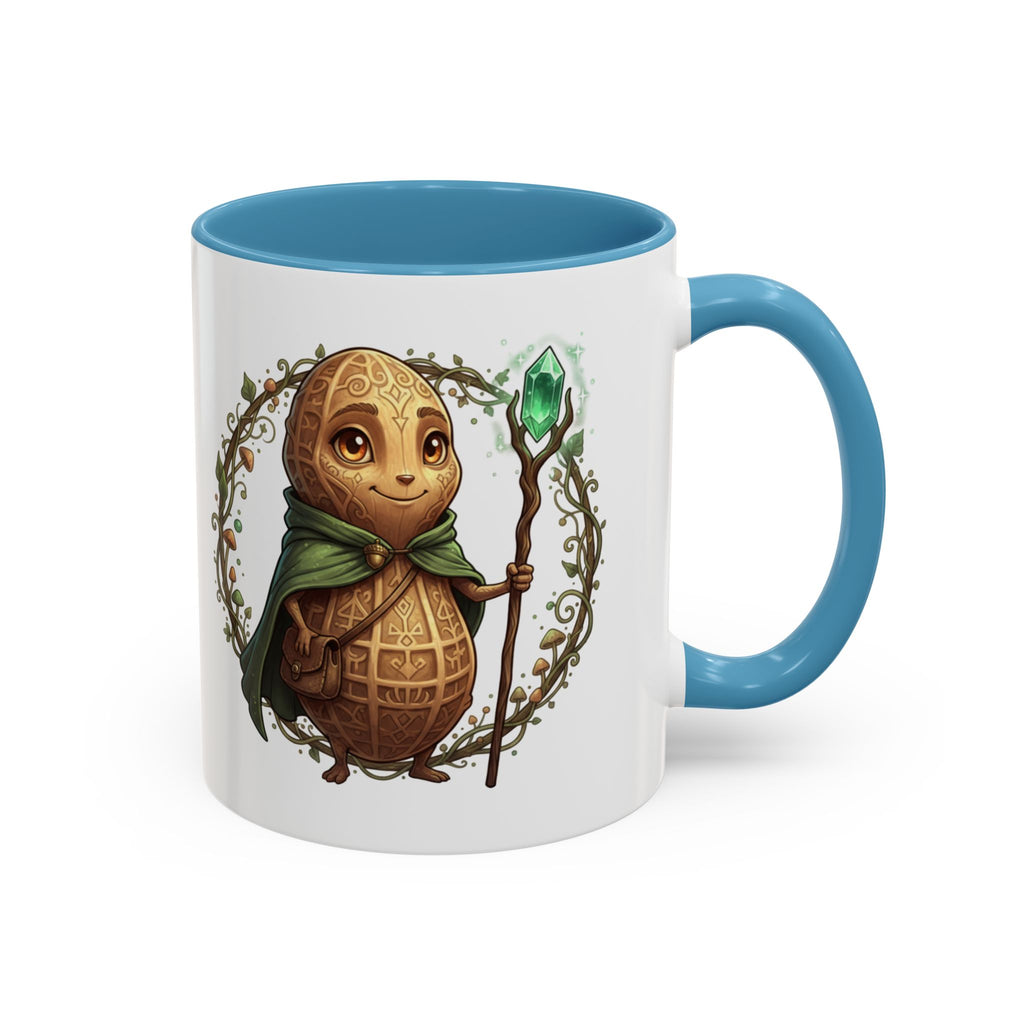 Cute Turtle Wizard Coffee Mug — Fantasy Magic Accent Mug (11/15oz)