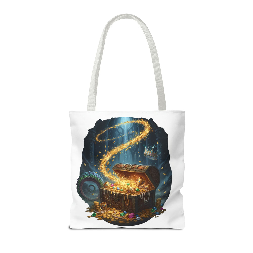Magic Treasure Chest Tote Bag — Fantasy Pirate Gold Illustration Tote