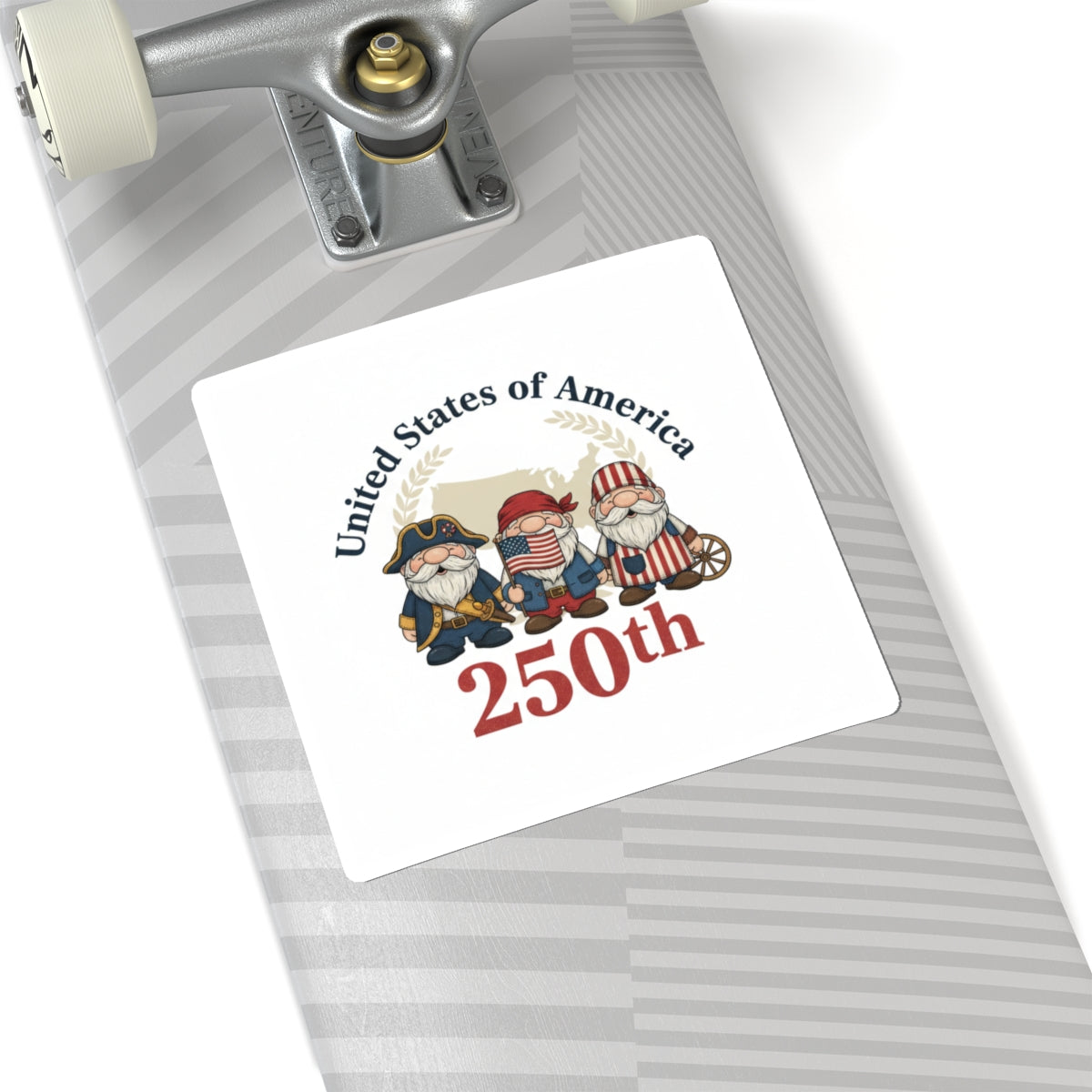 United States of America 250th Gnome Sticker | Patriotic Kiss-Cut Sticker