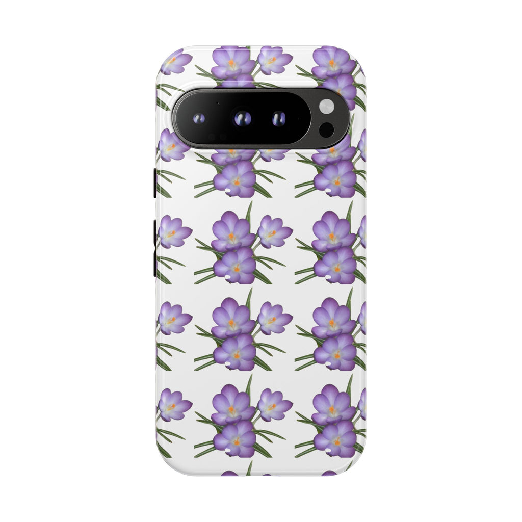 Tough Case — Purple Floral Phone Case