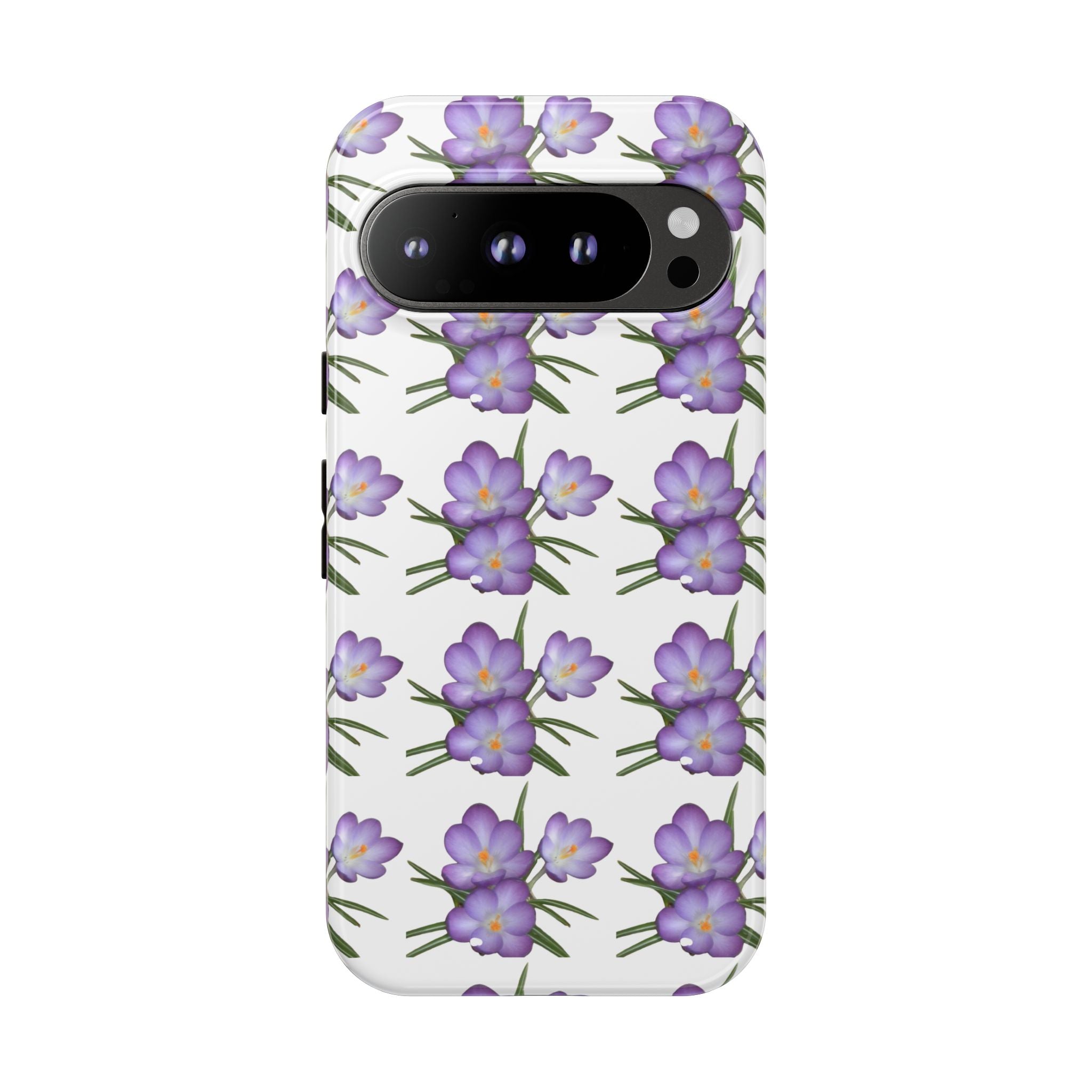 Tough Case — Purple Floral Phone Case
