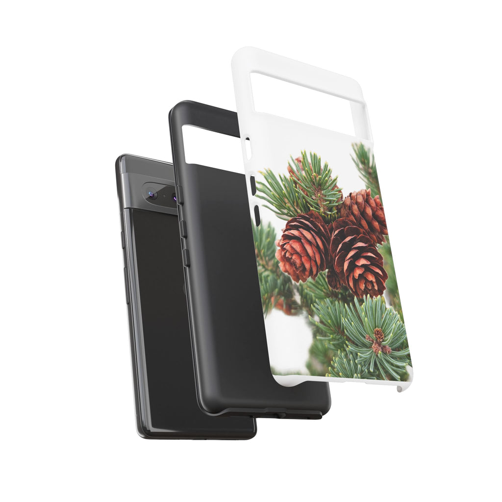 Pinecone Tough Phone Case — Protective Botanical Phone Cover