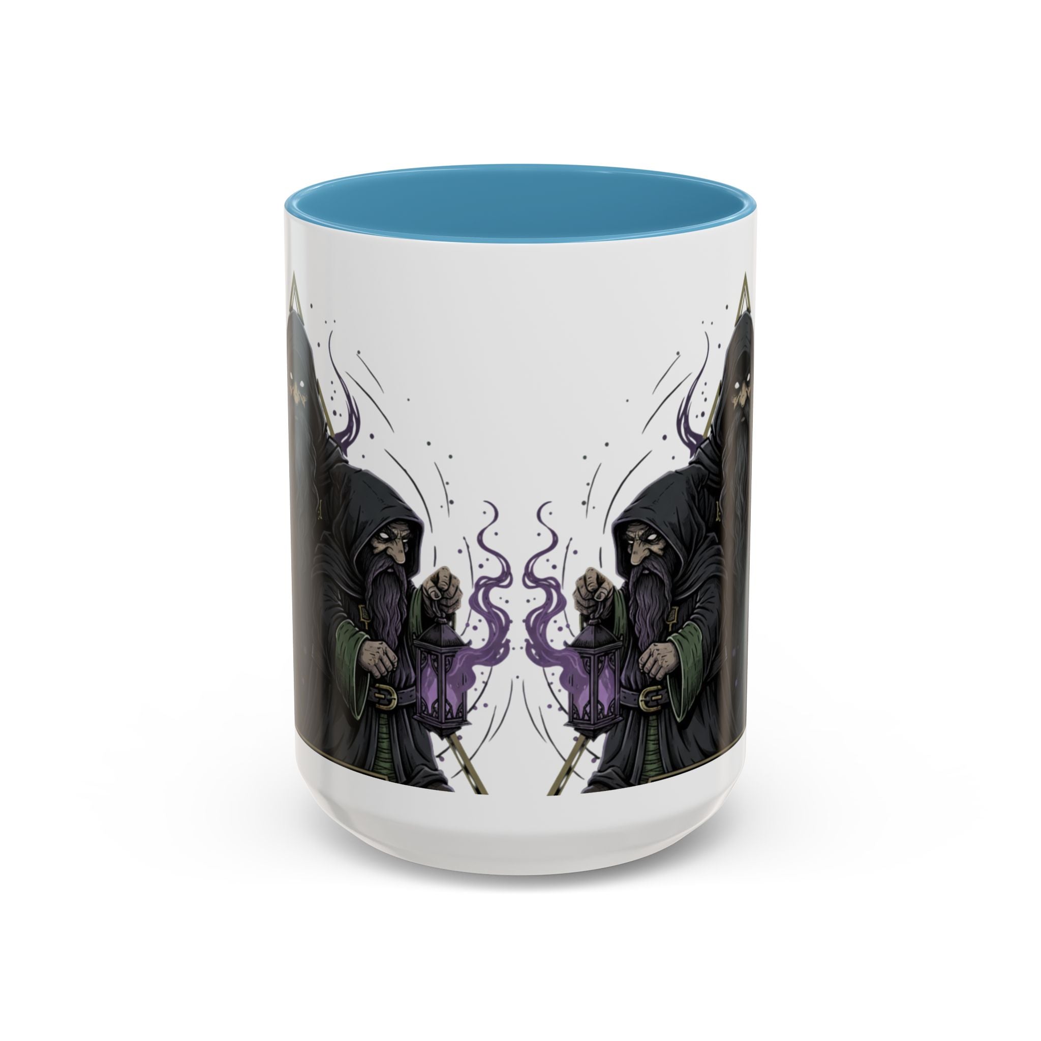 Grim Sorcerer Accent Coffee Mug – Witchy Wizard Magic 11/15oz