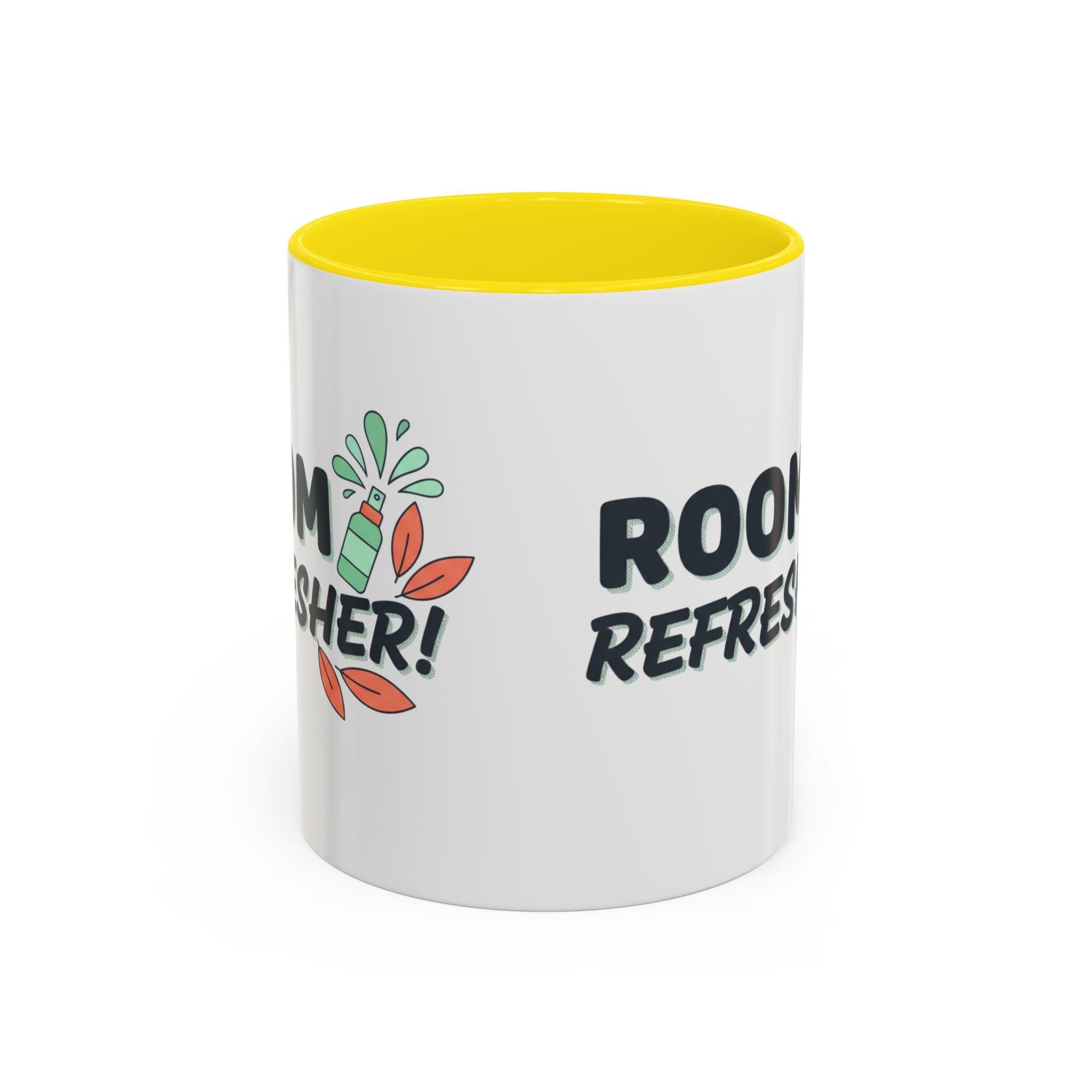 Room Refresher Coffee Mug — Funny Scented Spray Graphic Accent Mug