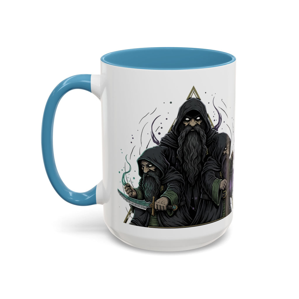 Grim Sorcerer Accent Coffee Mug – Witchy Wizard Magic 11/15oz