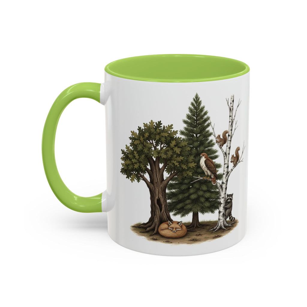 Get Outside! Nature Coffee Mug — Woodland Animals Accent Mug