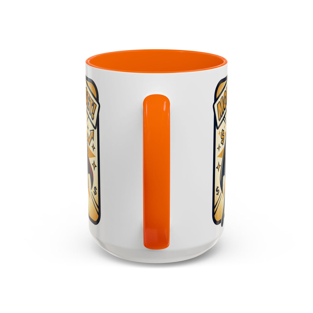 Money Mindset Coffee Mug — Motivational Superhero Design (11/15 oz)