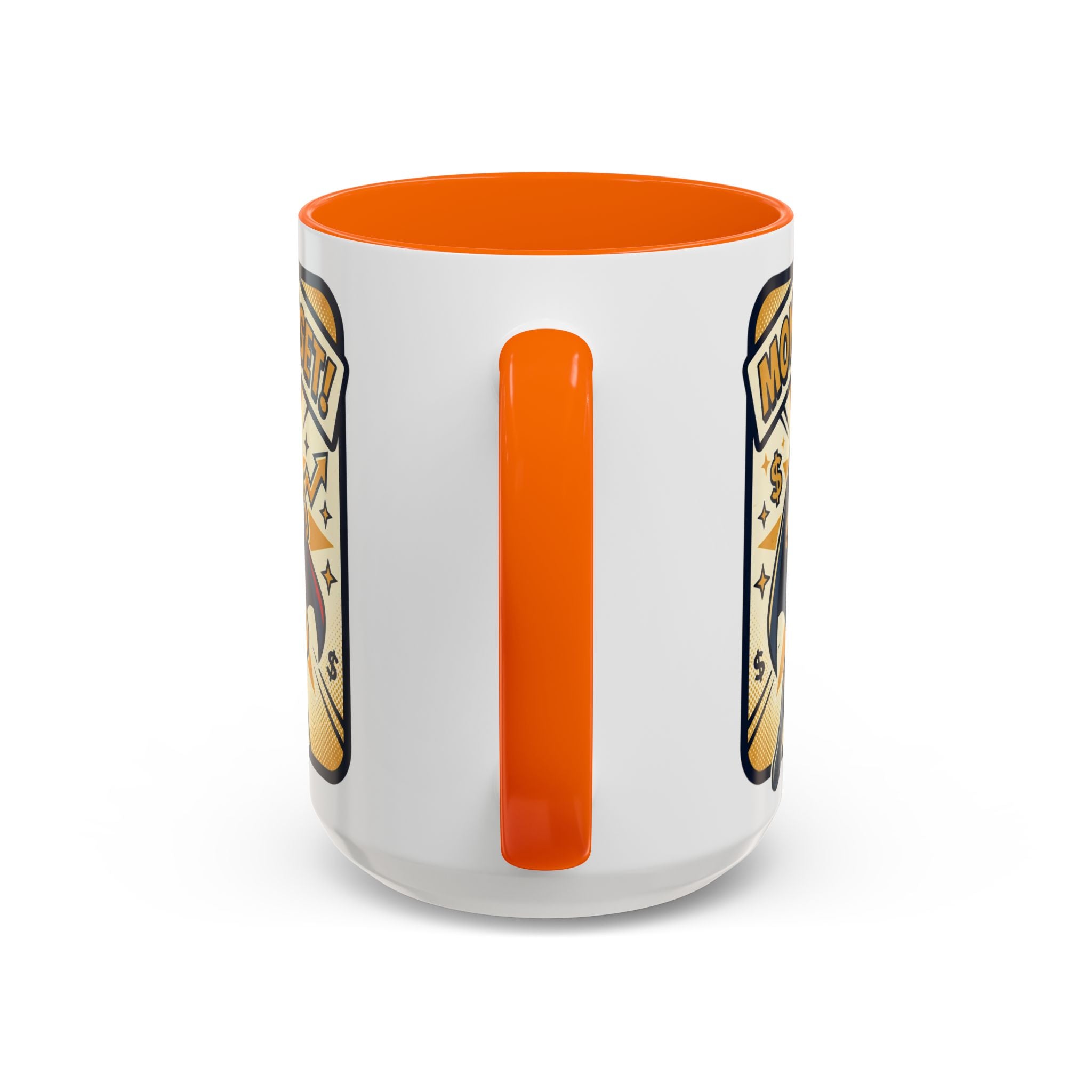 Money Mindset Coffee Mug — Motivational Superhero Design (11/15 oz)