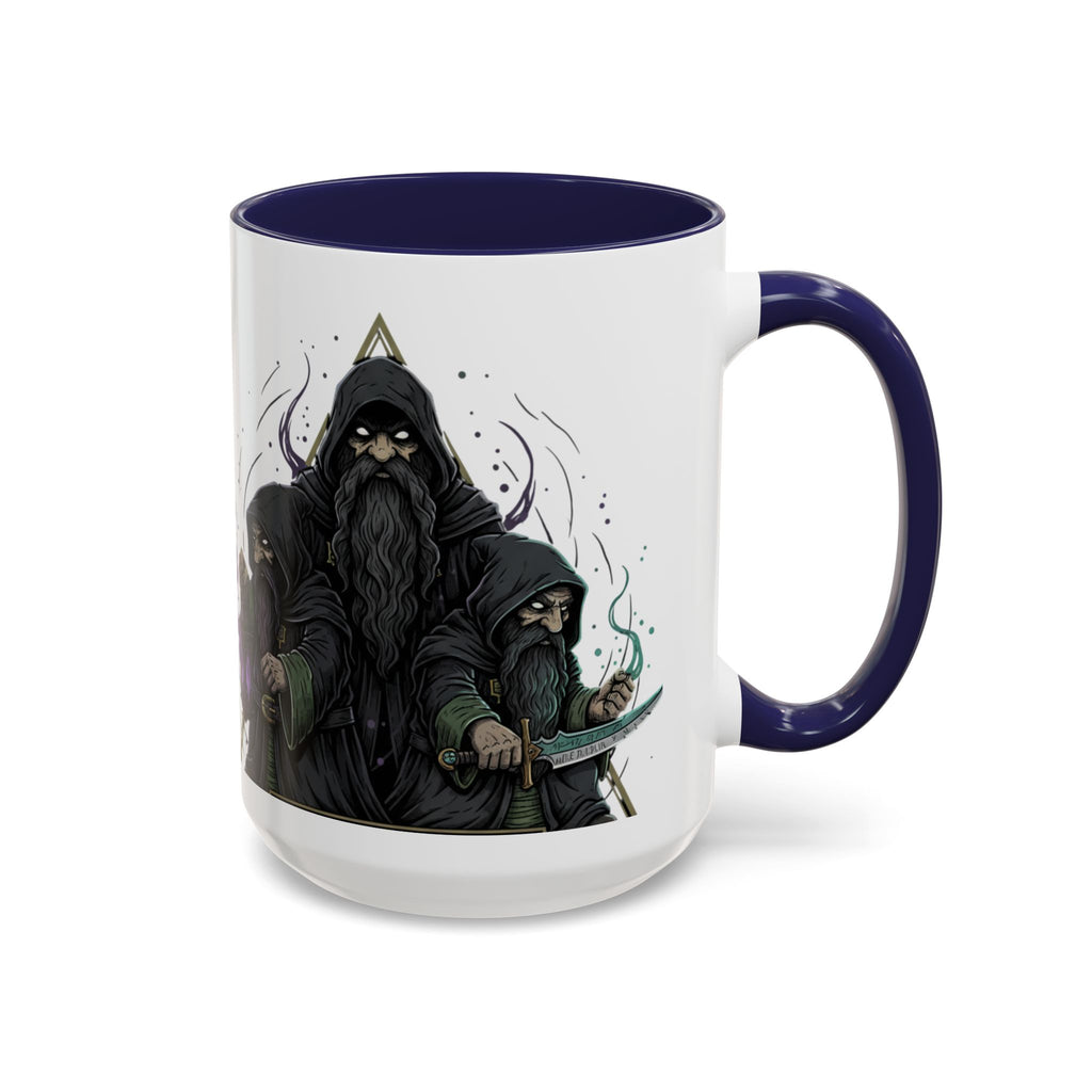 Grim Sorcerer Accent Coffee Mug – Witchy Wizard Magic 11/15oz