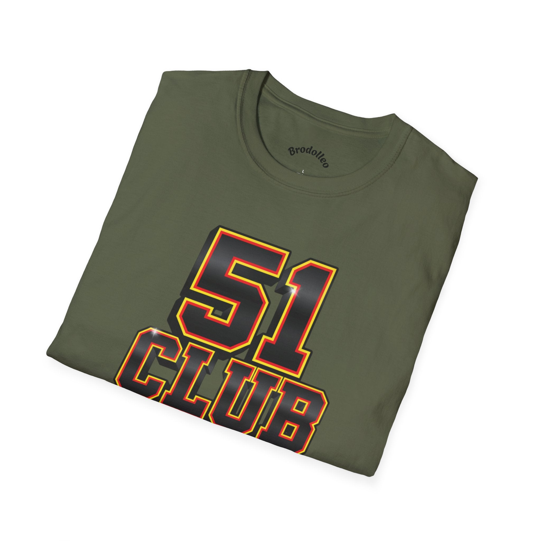 51 Club T‑Shirt — Vintage Collegiate Number Graphic Tee