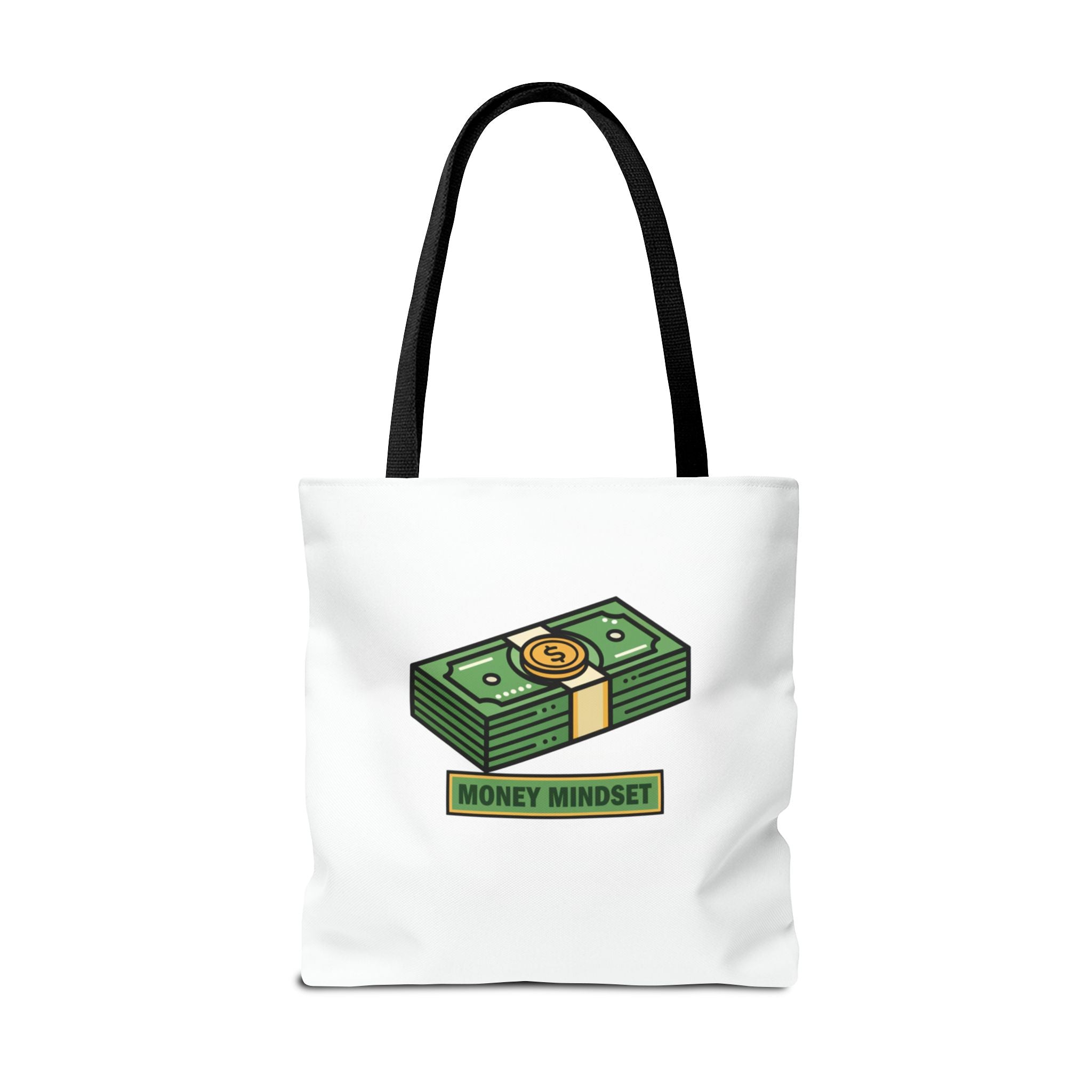 Money Mindset Tote Bag — Cash Stack Graphic Eco Shopper