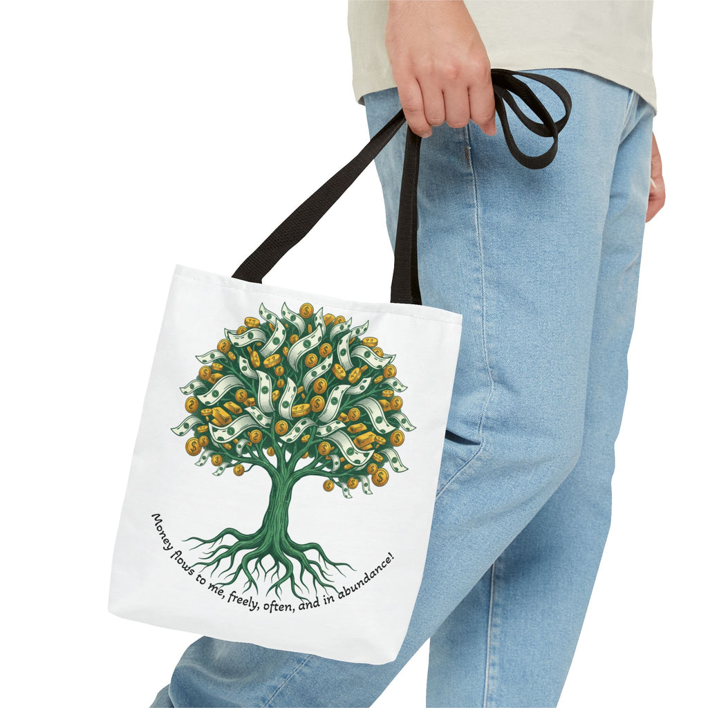 Money Tree Tote Bag — Illustrated Cash Tree Eco Shopper