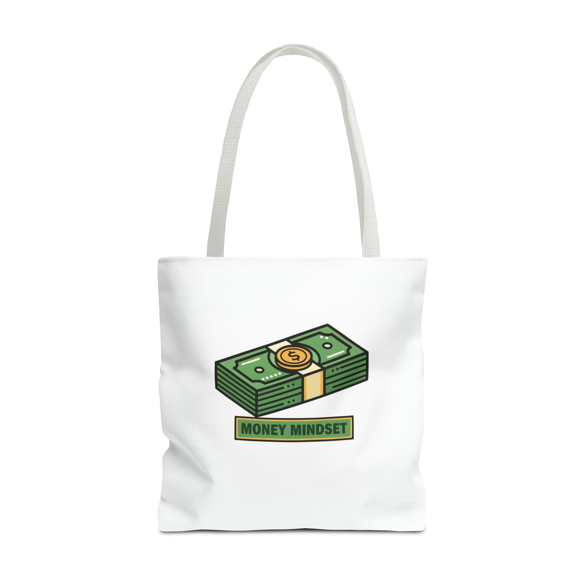 Money Mindset Tote Bag — Cash Stack Graphic Eco Shopper