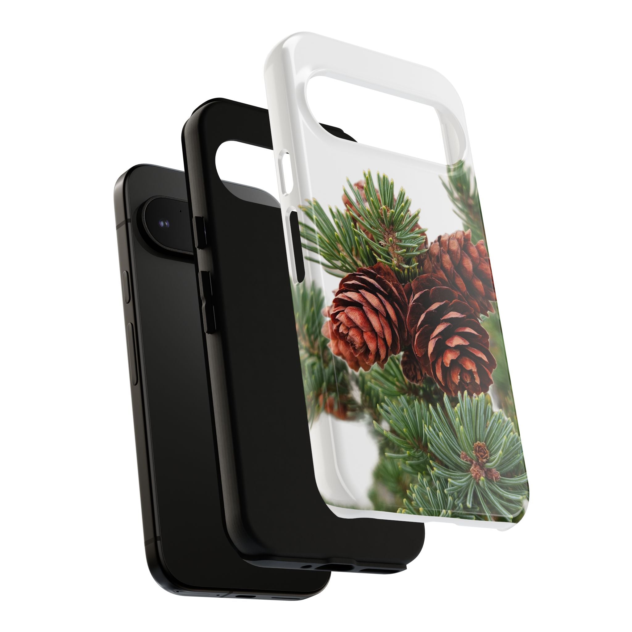 Pinecone Tough Phone Case — Protective Botanical Phone Cover