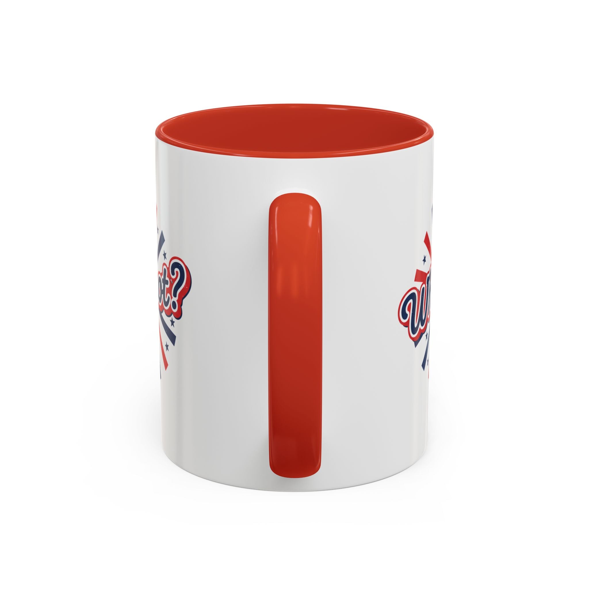 Why Not? Accent Coffee Mug — Patriotic Retro 11/15oz Ceramic