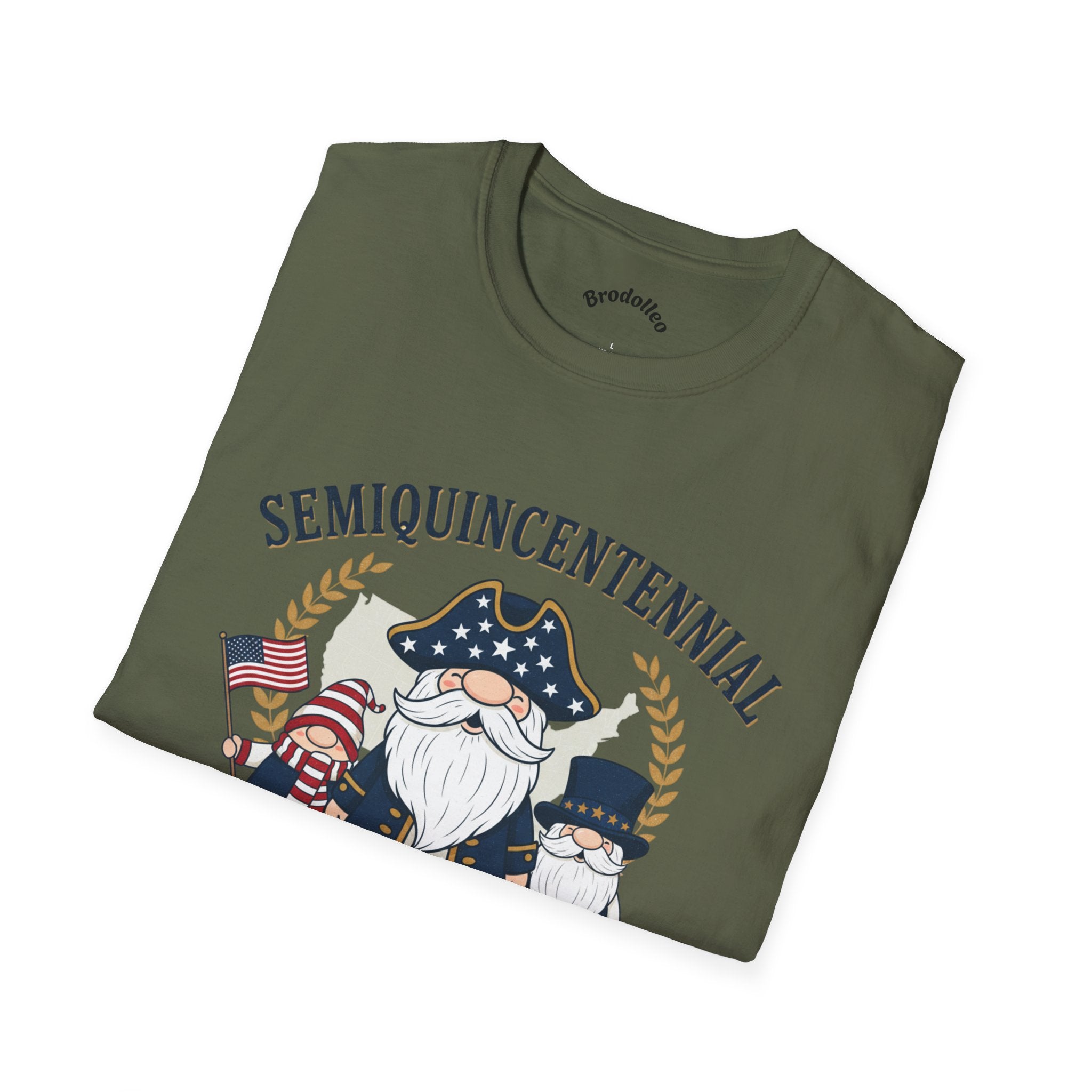 Semiquincentennial 250th USA Gnome T-Shirt — Patriotic Independence Day Tee