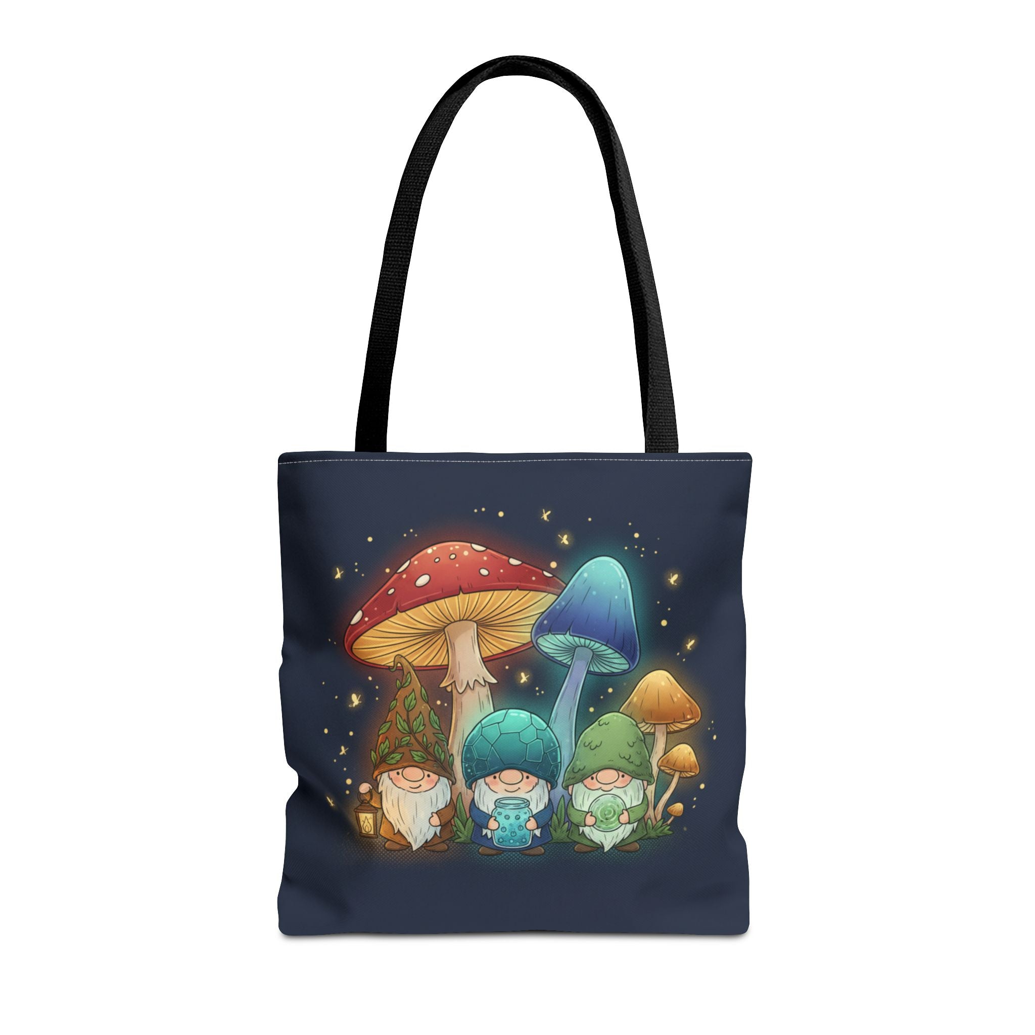 Mushroom Gnome Tote Bag — Whimsical Forest Fairycore AOP Tote