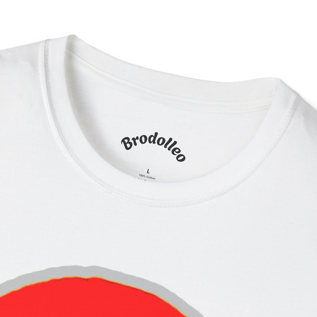 Heart Badge T-Shirt — Red Circle Love Graphic Tee