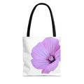 Floral Pink Hibiscus Tote Bag — Large Botanical Beach & Market Tote