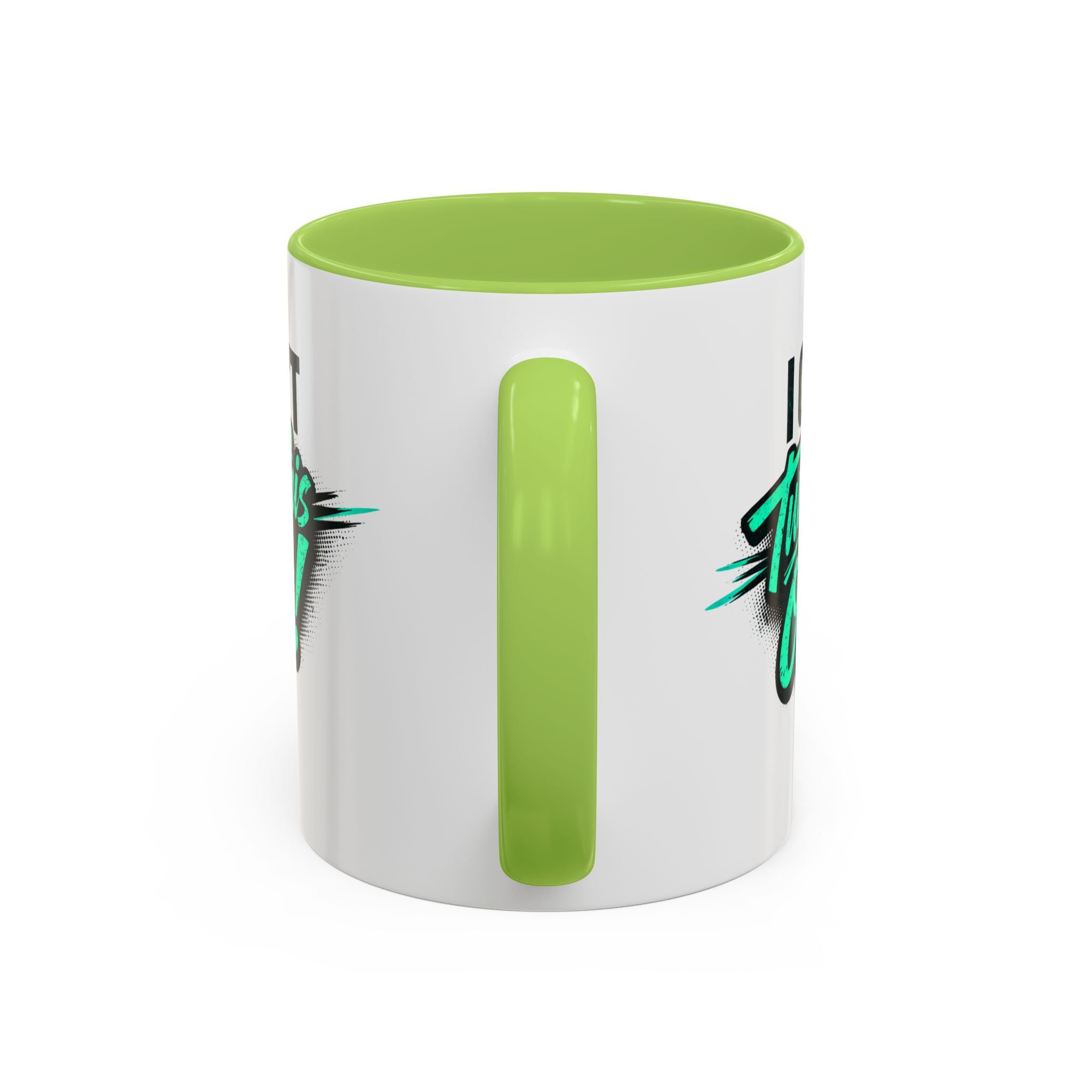 I Can't Turn This Off! Accent Coffee Mug — 11/15oz Inspirational Graphic Mug