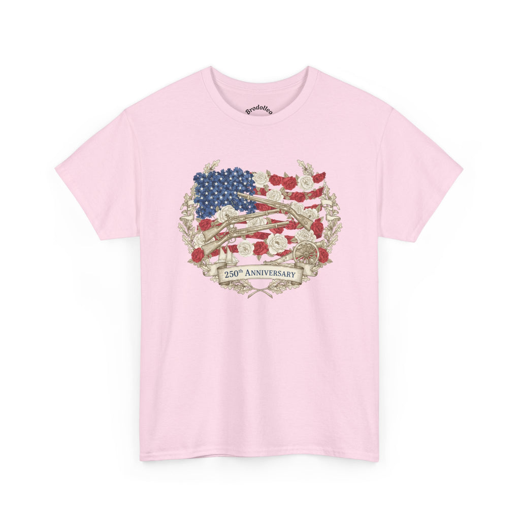 T-Shirt — 13th Anniversary Rustic American Flag Crest Tee ("13th Anniversary")