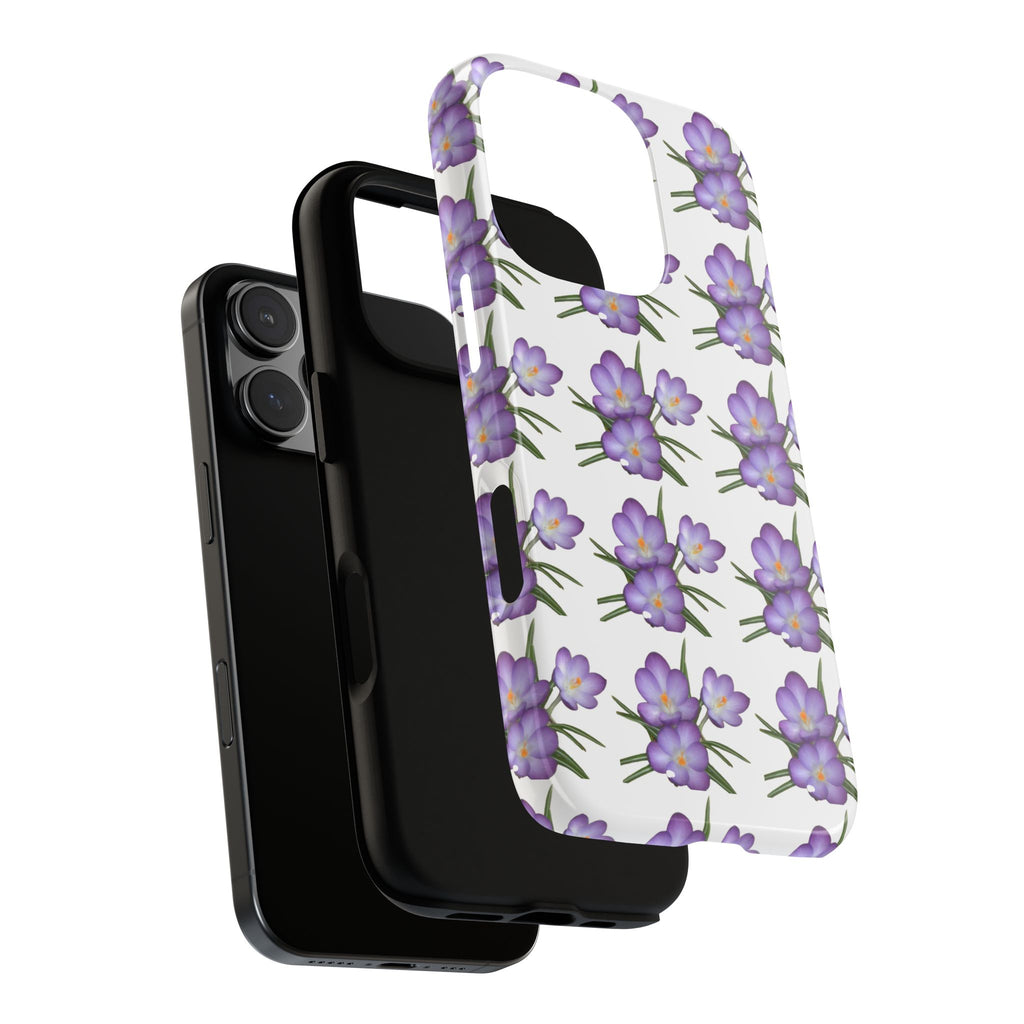 Tough Case — Purple Floral Phone Case