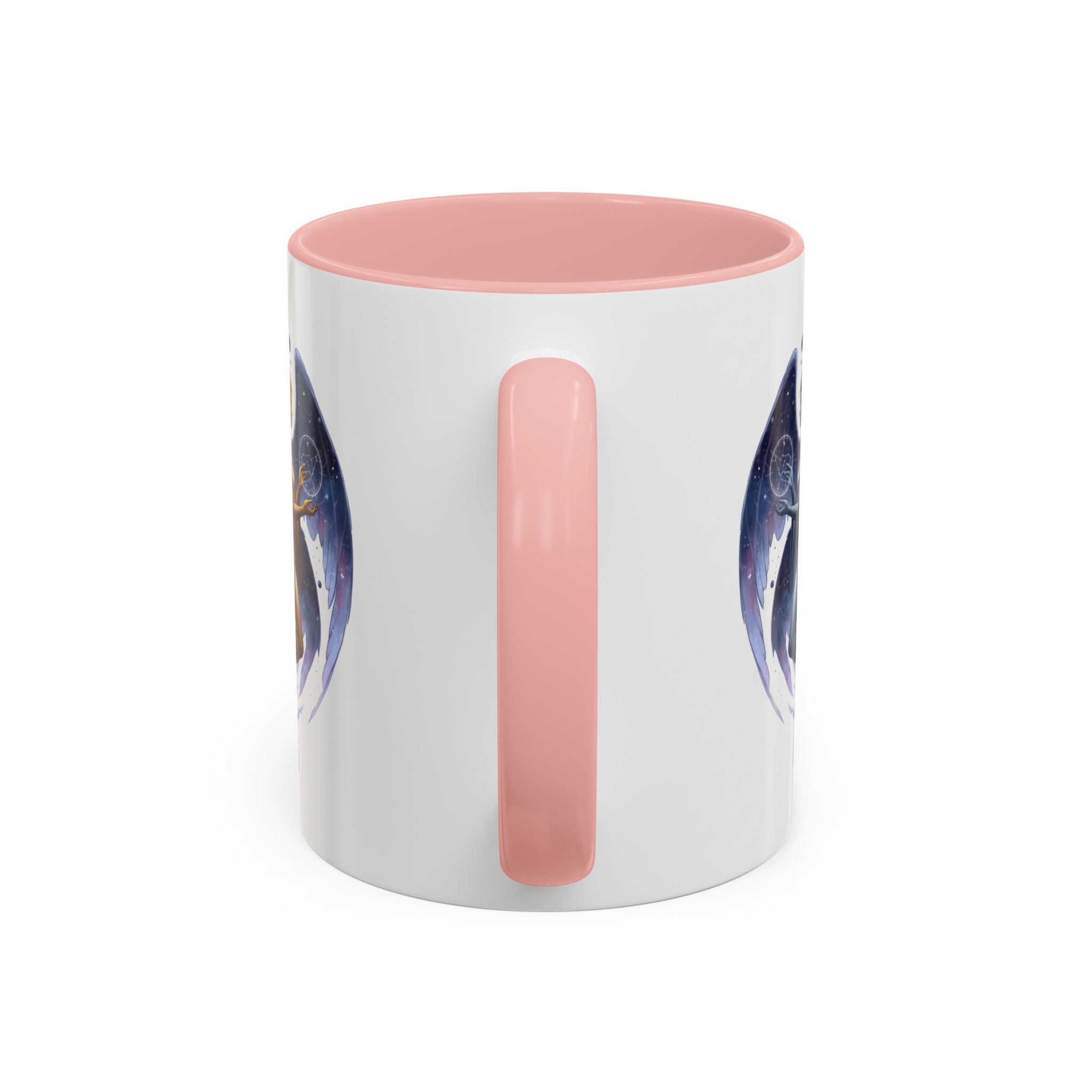 Gemini Zodiac Coffee Mug — Twin Stars Astrology Accent Mug (11/15oz)