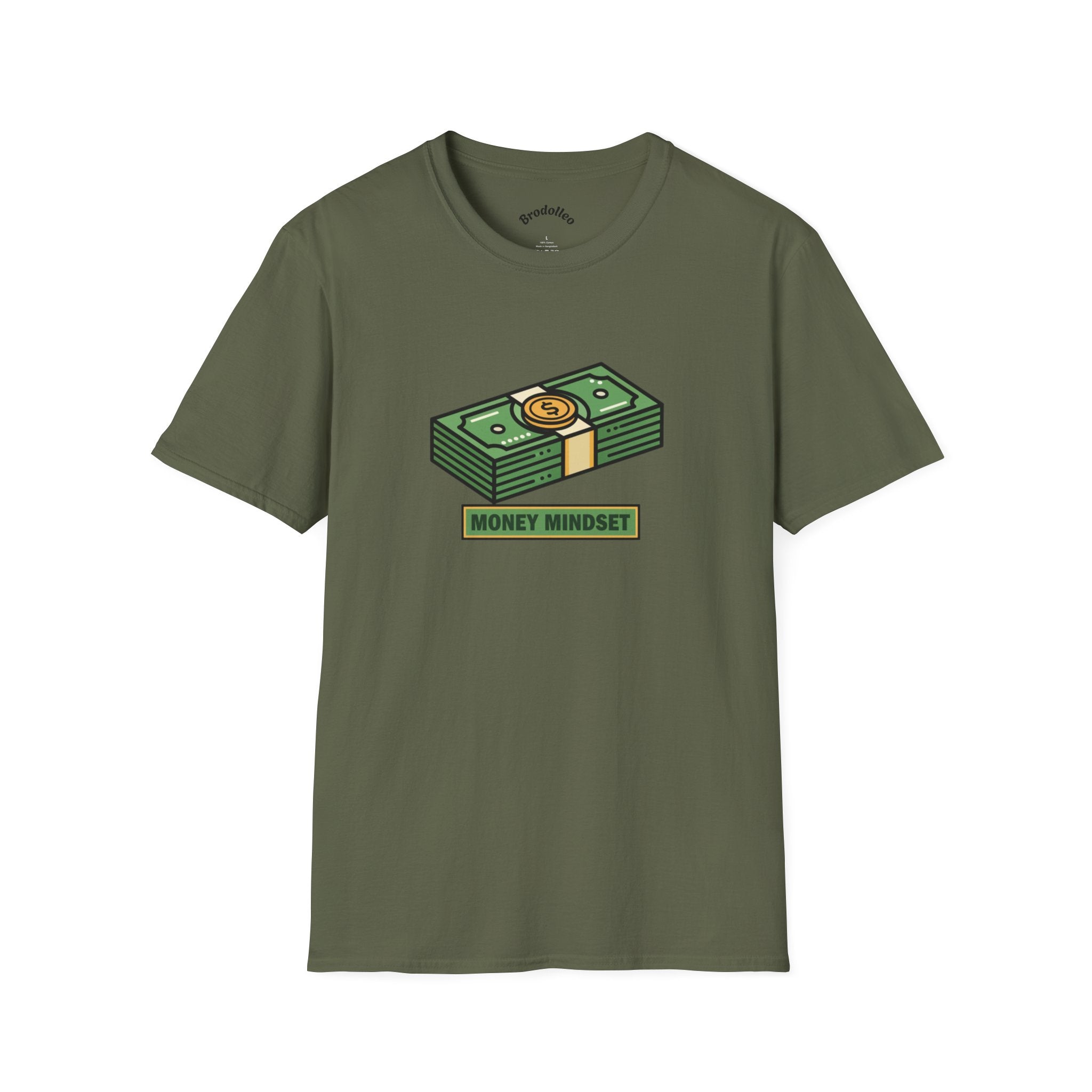 Money Mindset T-Shirt — Stacked Cash Graphic Tee for Hustlers & Entrepreneurs