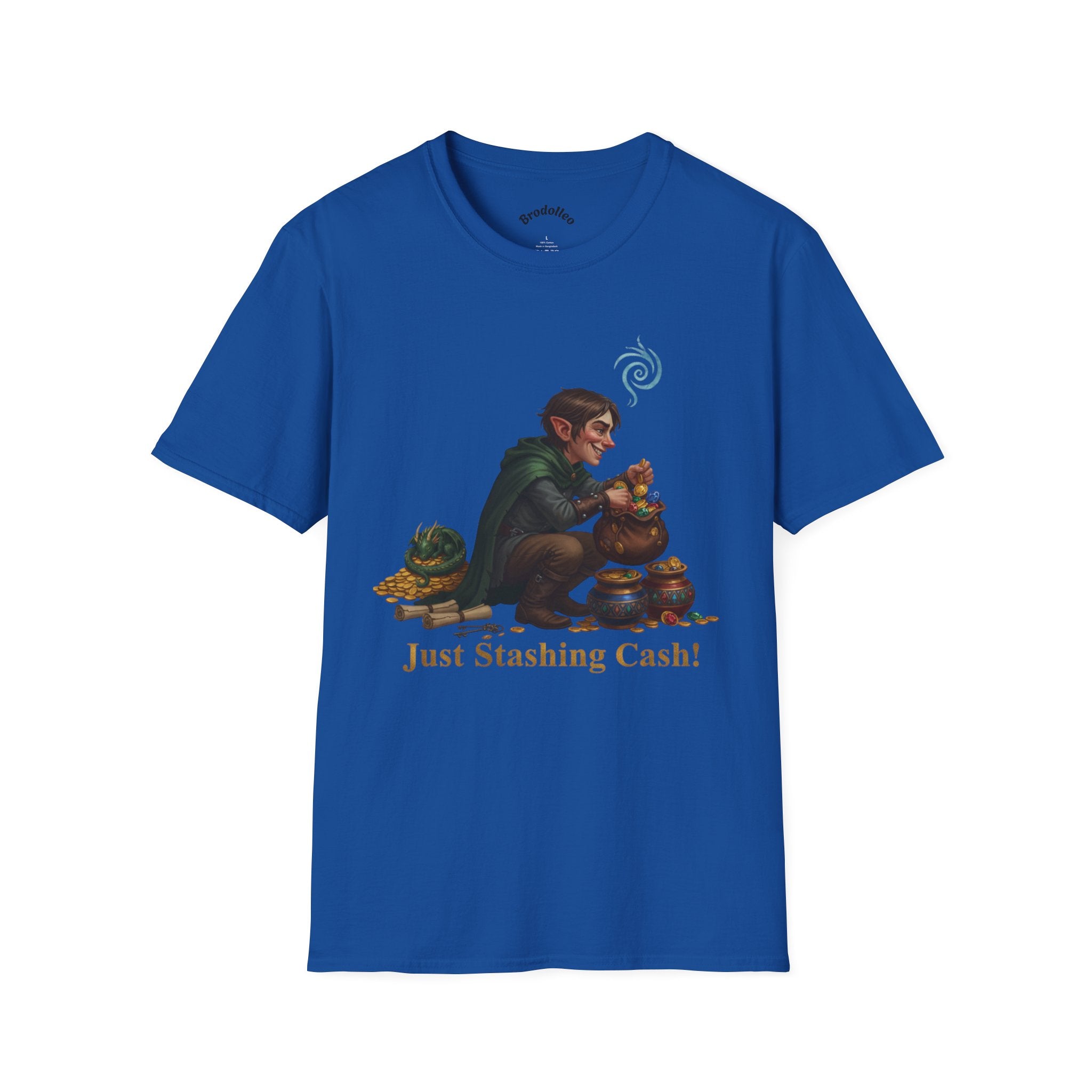 Money Stash T-Shirt — "Just Stashing Cash!" Fantasy Comfort Tee