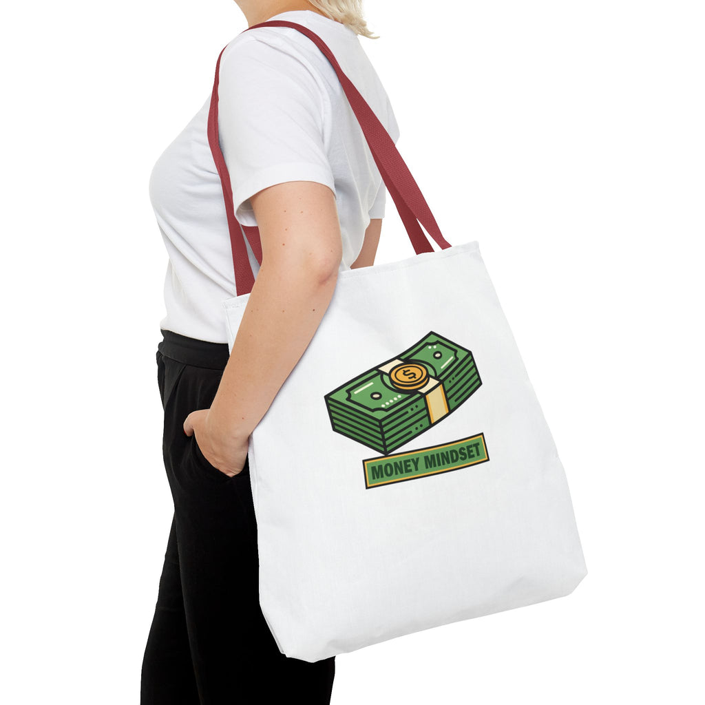 Money Mindset Tote Bag — Cash Stack Graphic Eco Shopper