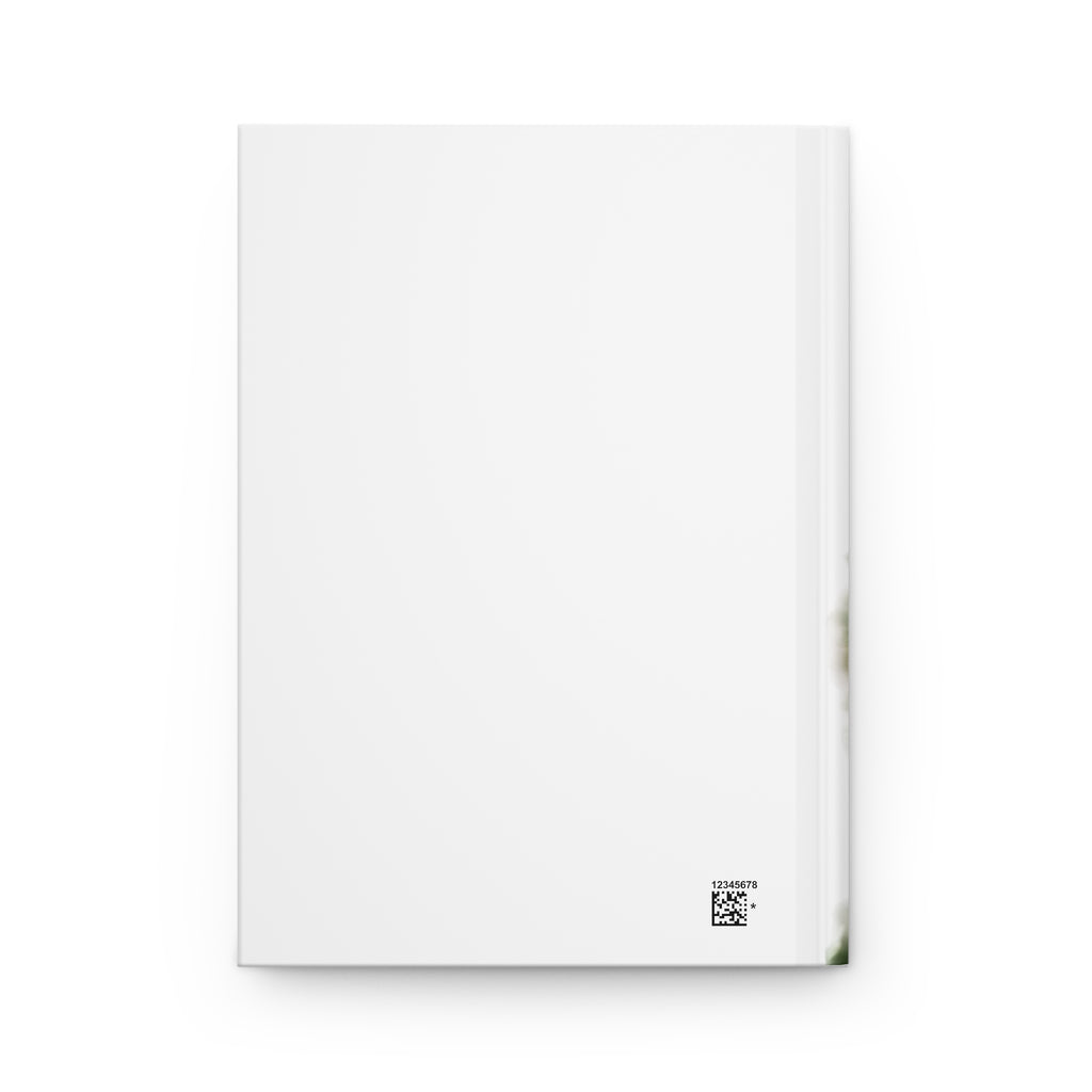 Pinecone Pine Branch Hardcover Journal — Rustic Winter Nature Notebook