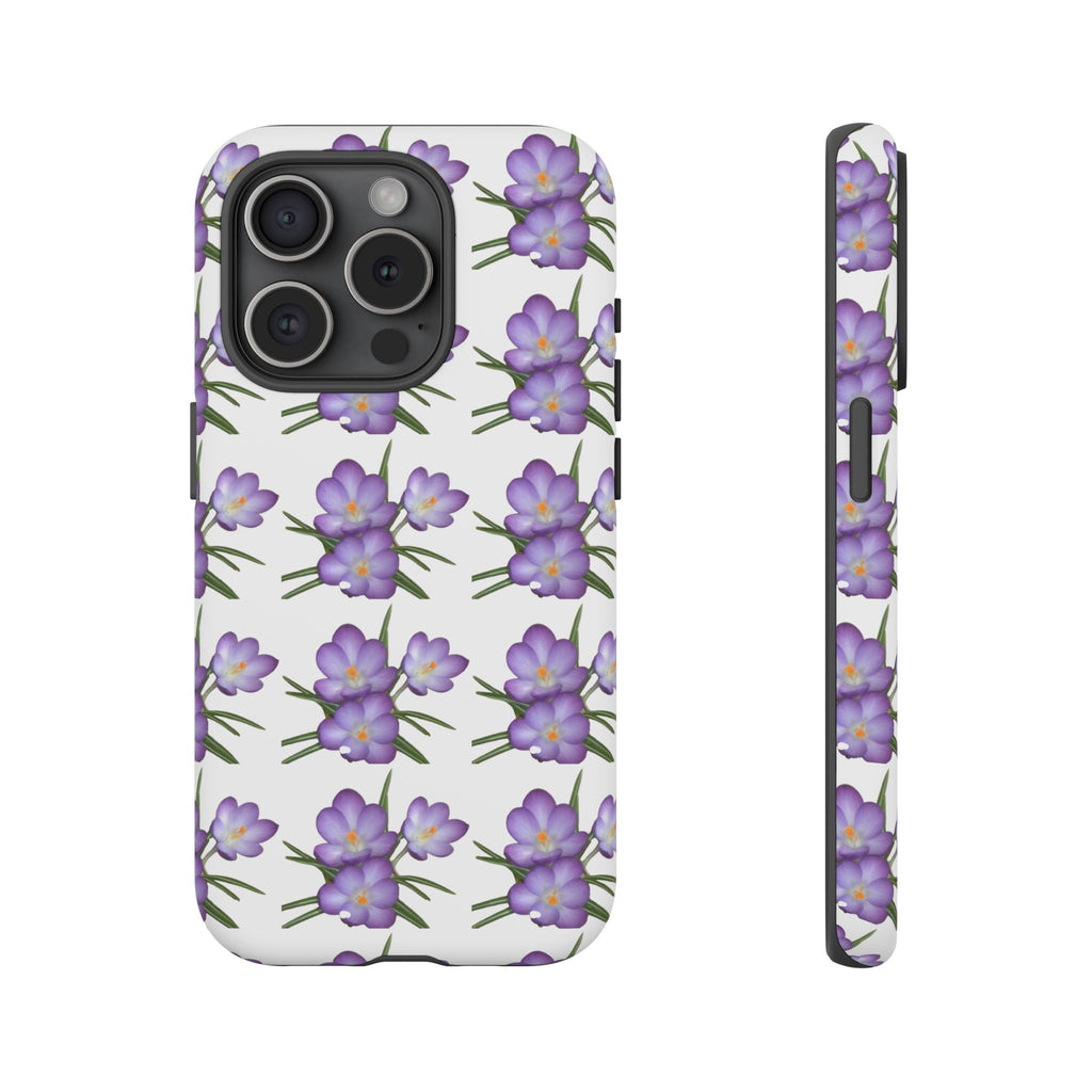 Tough Case — Purple Floral Phone Case
