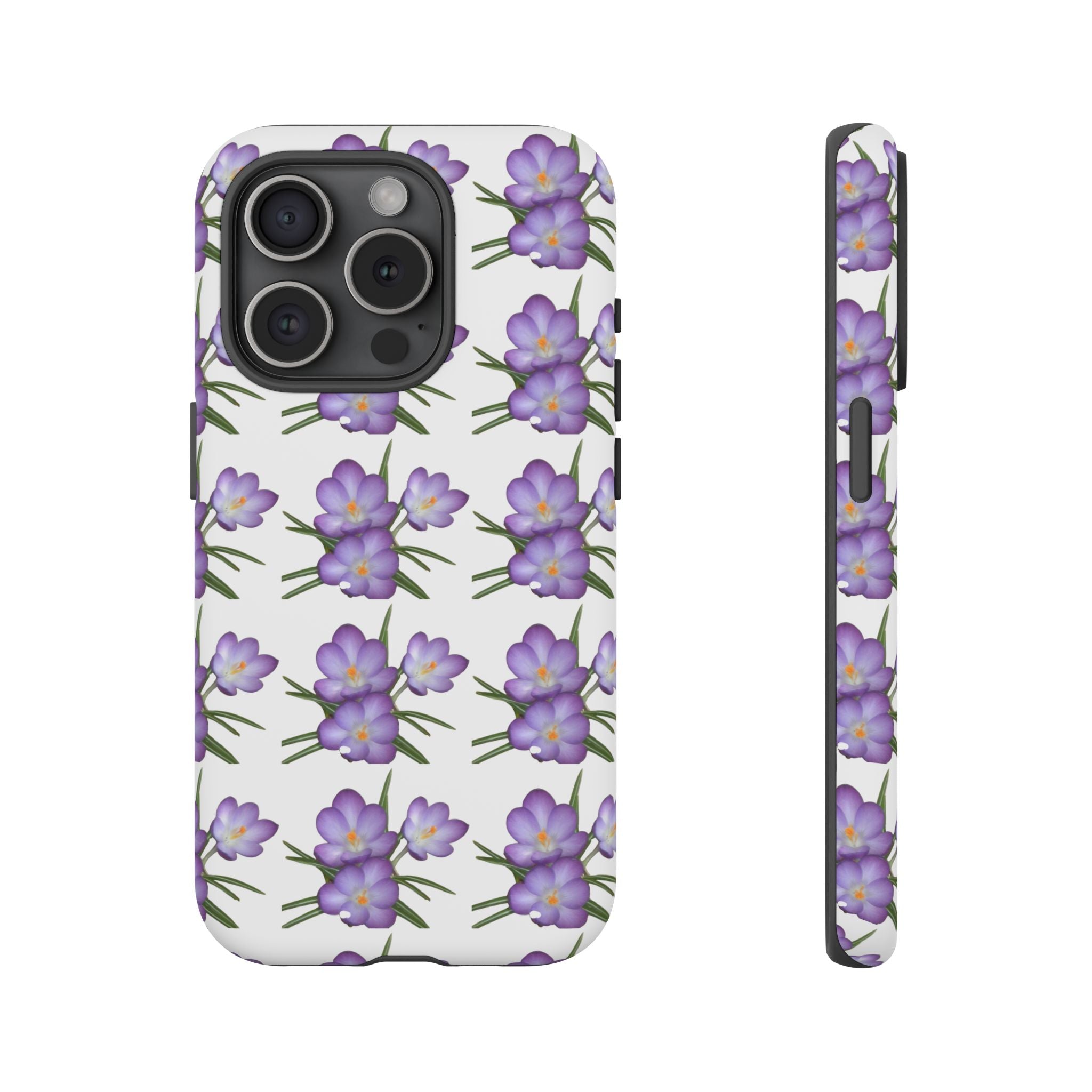 Tough Case — Purple Floral Phone Case
