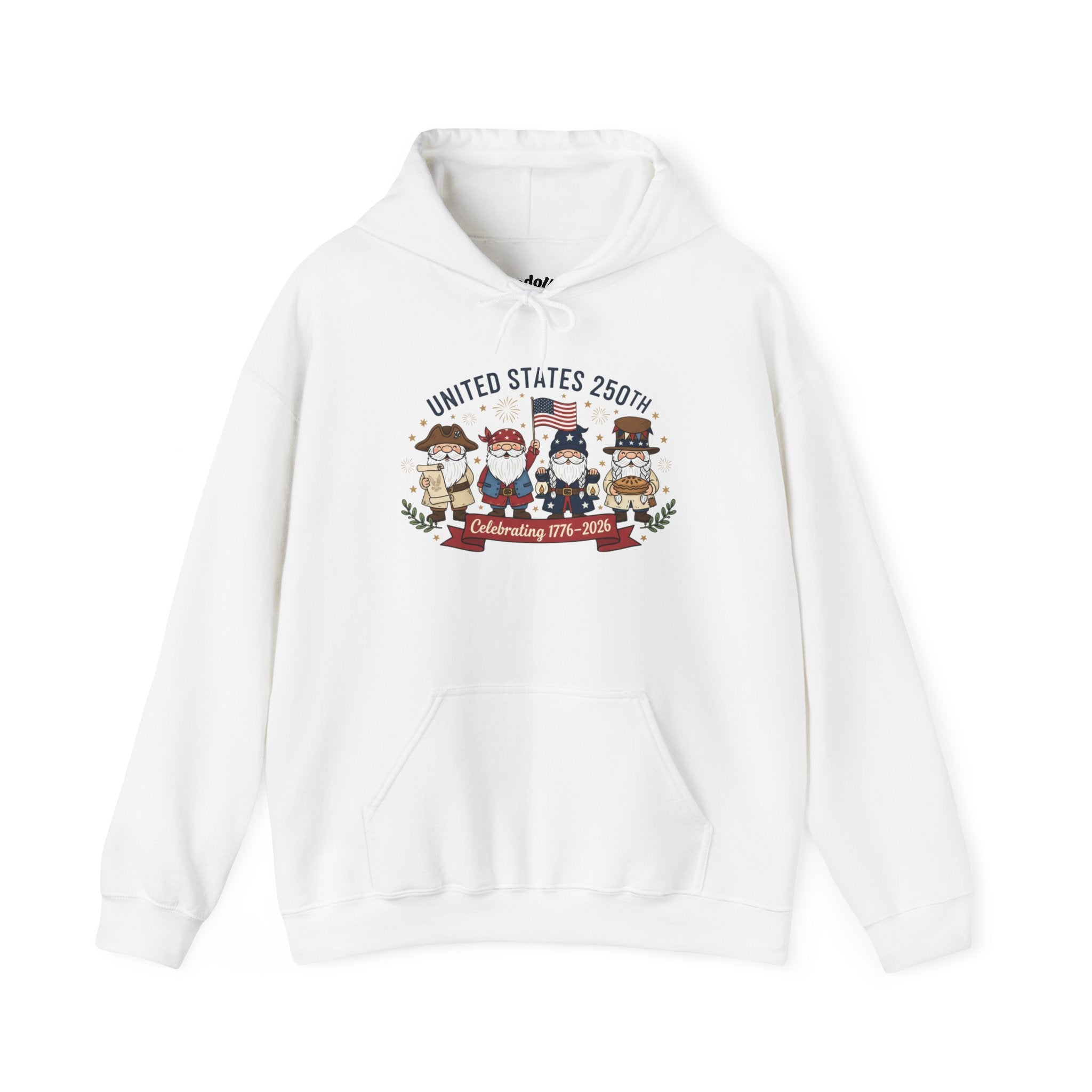 Hoodie — "United States 250th" Colonial Characters Anniversary Pullover