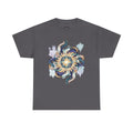 Sunburst Octopus Graphic Tee — Nautical Mystic Sea Creature T-Shirt
