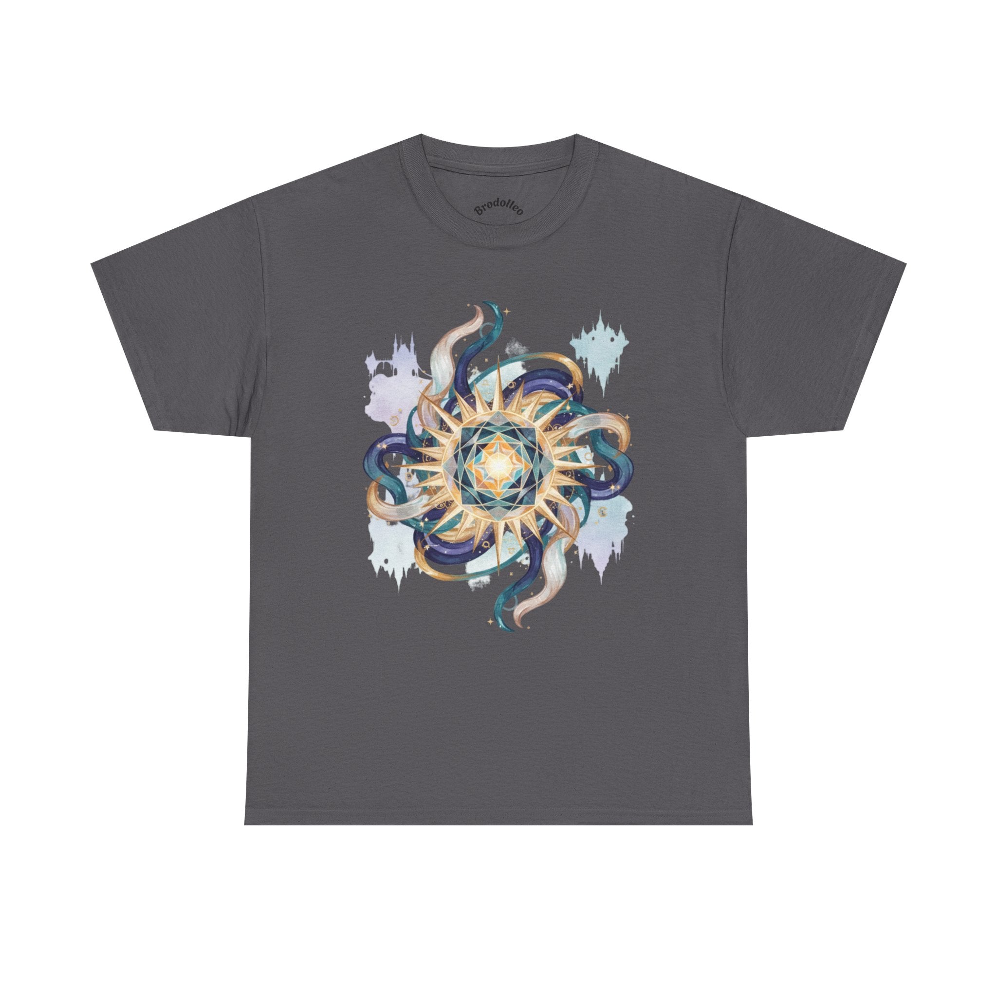 Sunburst Octopus Graphic Tee — Nautical Mystic Sea Creature T-Shirt