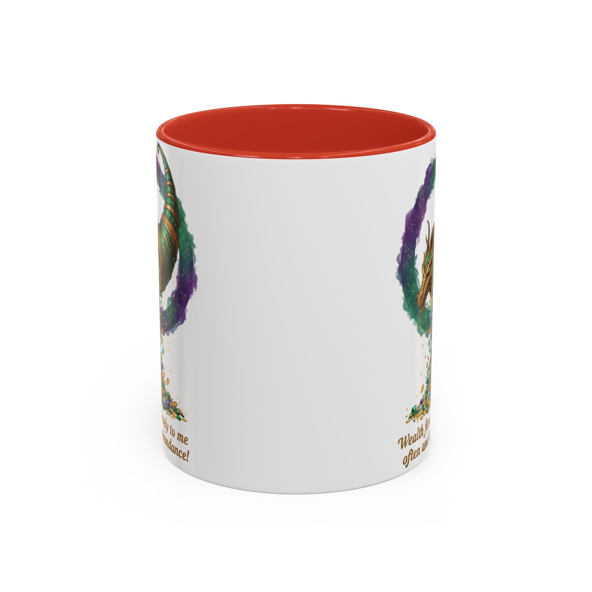 Cornucopia Wealth Coffee Mug — "Wealth flow freely to me often and in abundance!"