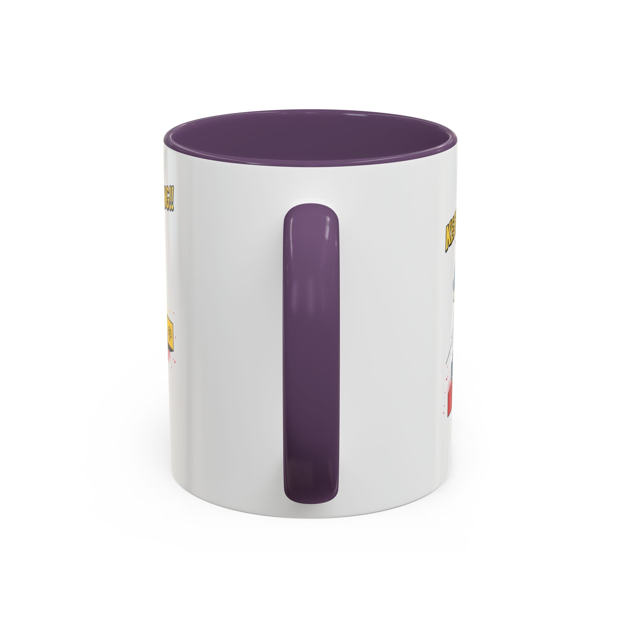 Keep Progressing Coffee Mug — Motivational Accent Mug (11/15oz)