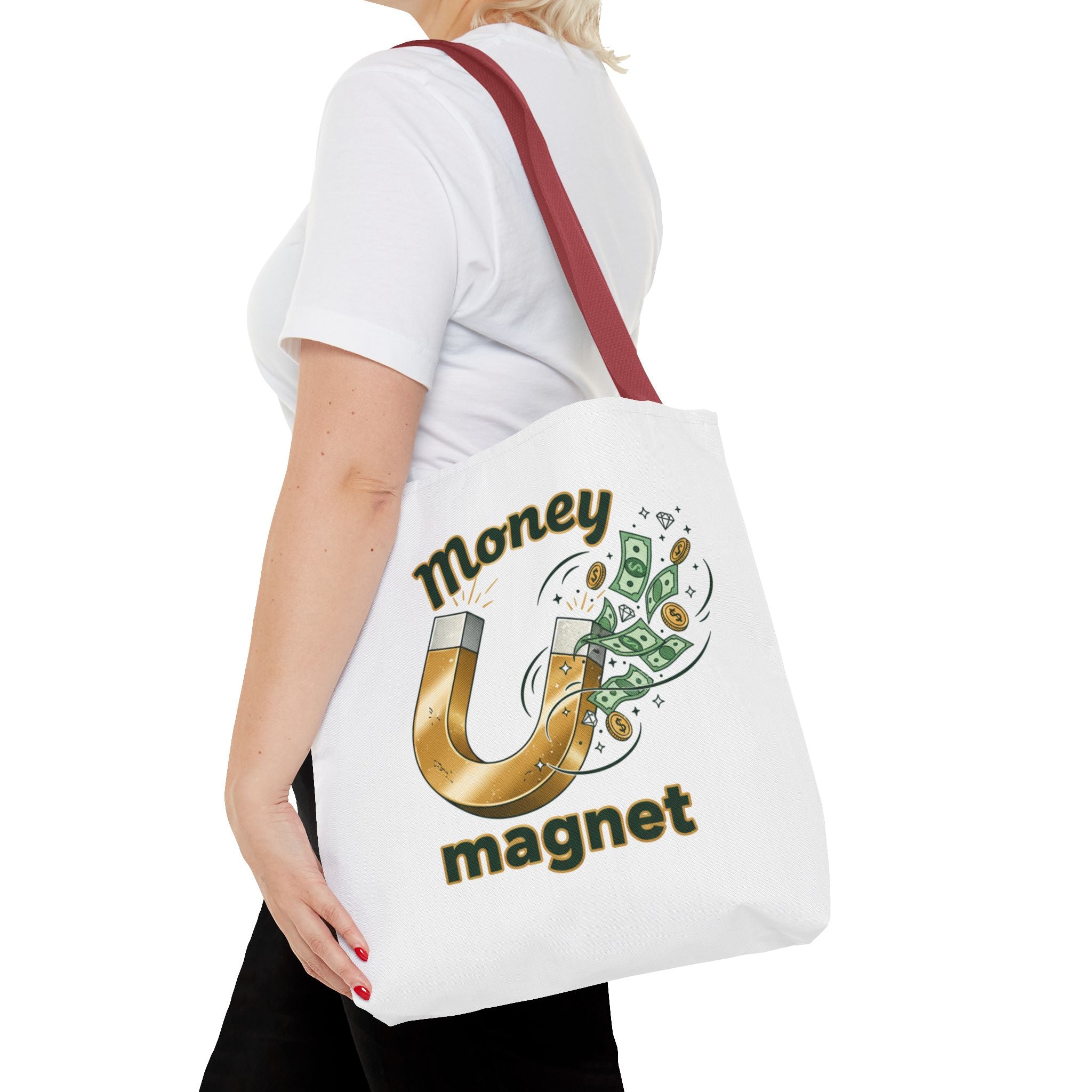 Money Magnet Tote Bag — Funny Luck & Wealth Shopping Tote