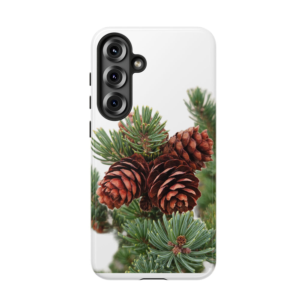 Pinecone Tough Phone Case — Protective Botanical Phone Cover