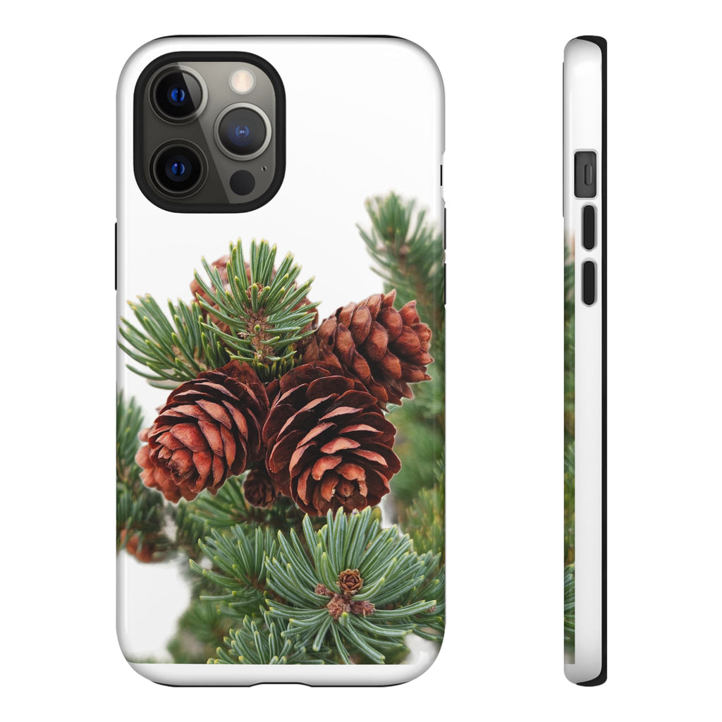 Pinecone Tough Phone Case — Protective Botanical Phone Cover