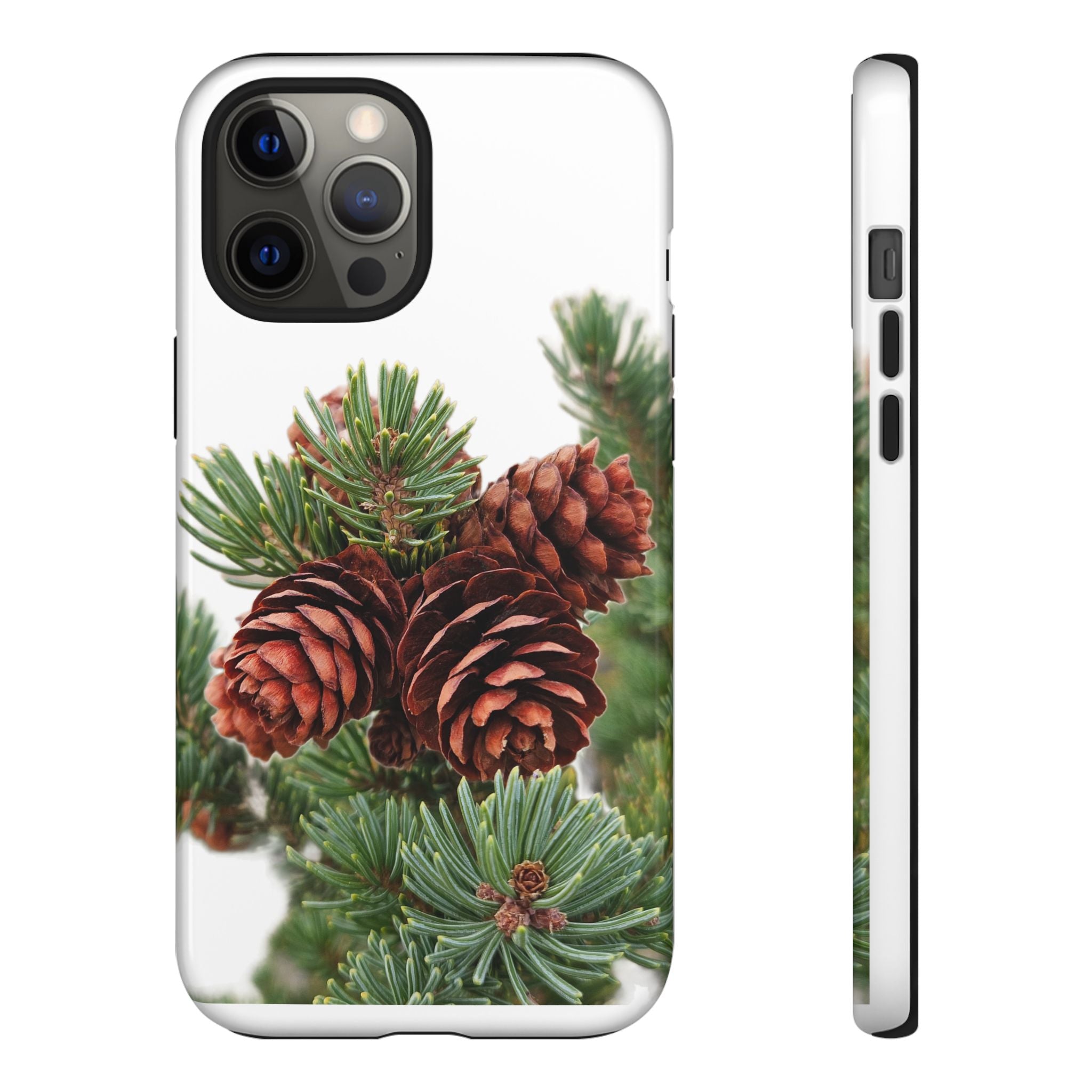Pinecone Tough Phone Case — Protective Botanical Phone Cover
