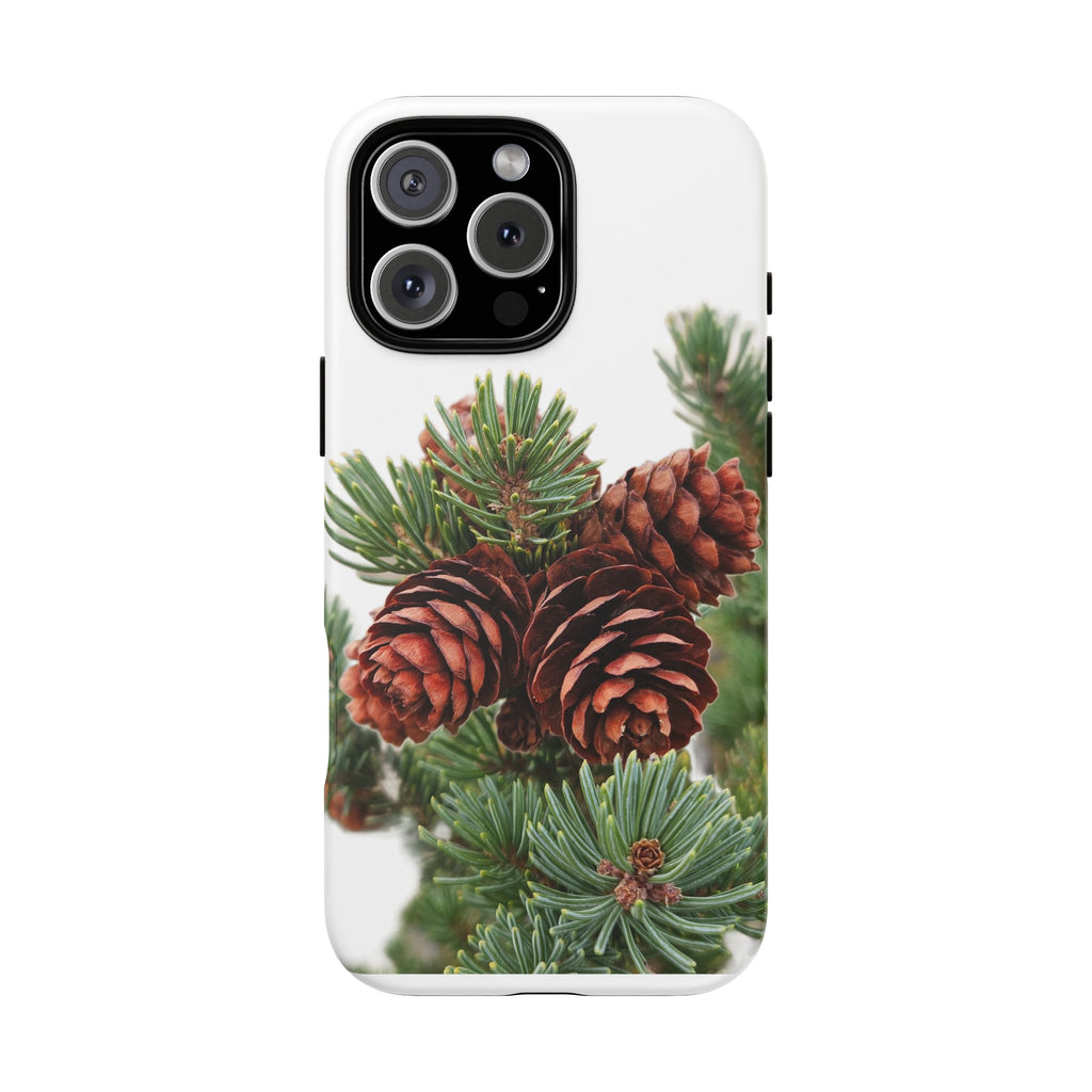 Pinecone Tough Phone Case — Protective Botanical Phone Cover