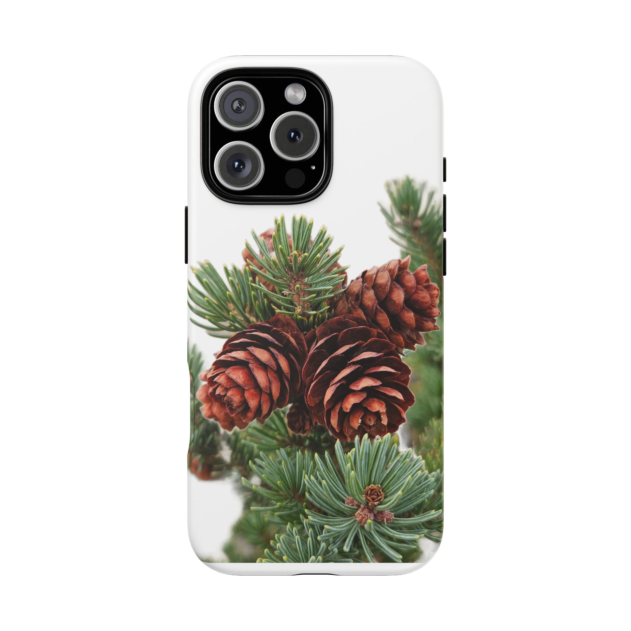 Pinecone Tough Phone Case — Protective Botanical Phone Cover