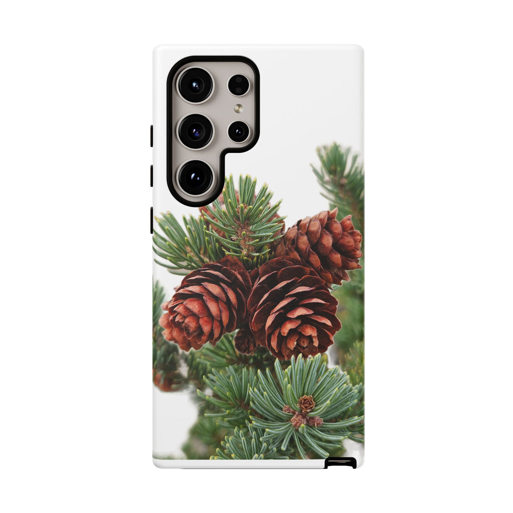 Pinecone Tough Phone Case — Protective Botanical Phone Cover