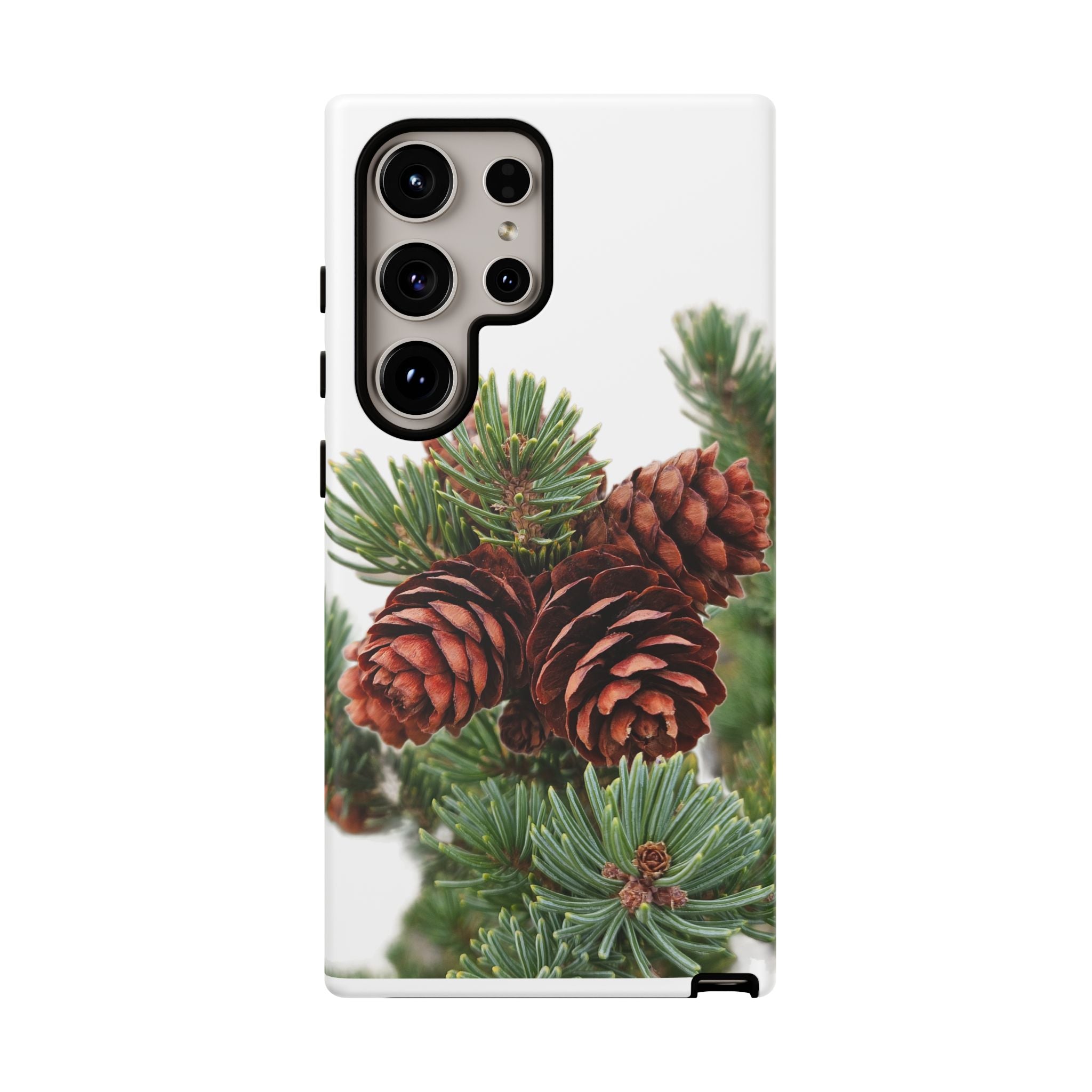 Pinecone Tough Phone Case — Protective Botanical Phone Cover