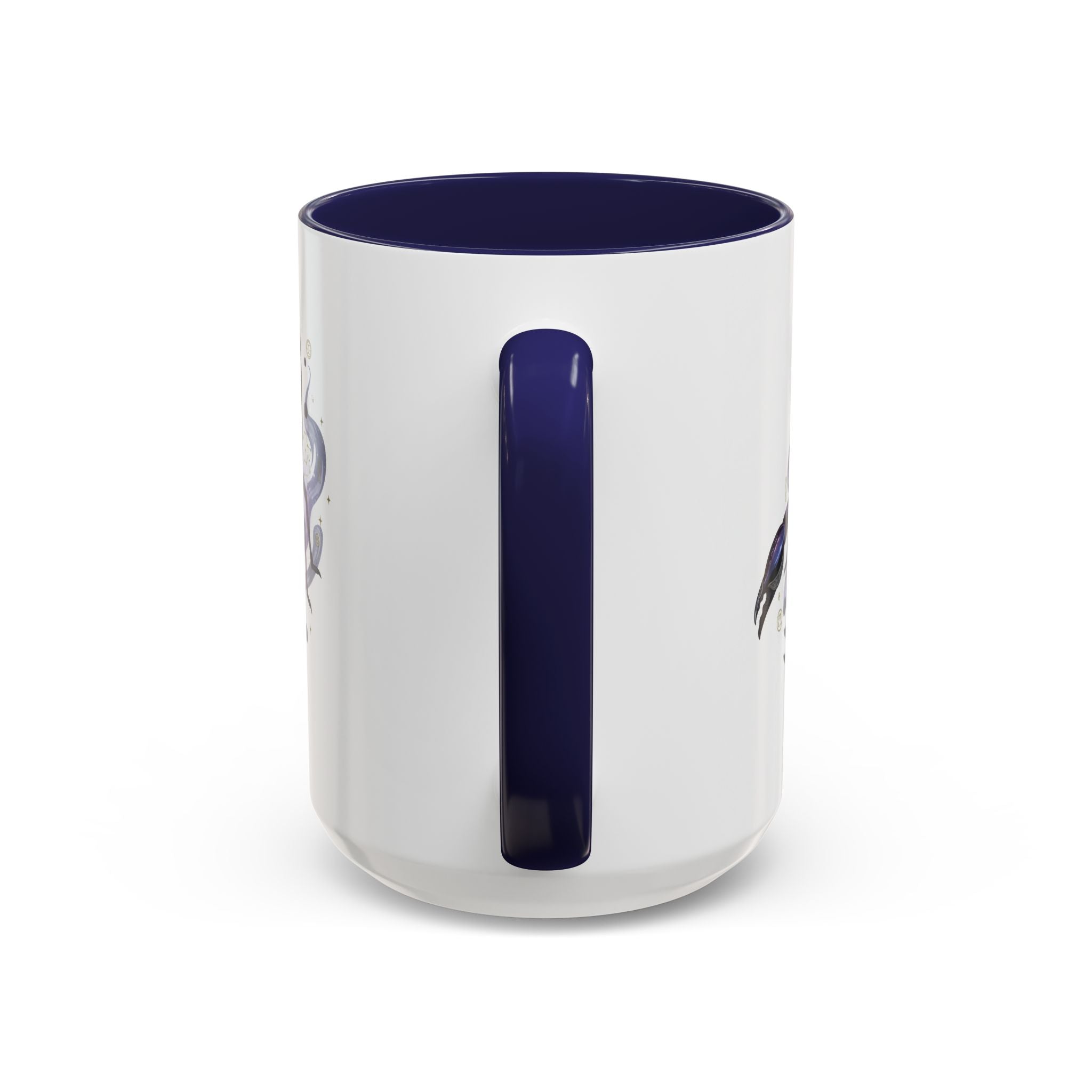 Scorpio Zodiac Coffee Mug — Purple Scorpion Accent Mug (11/15oz)