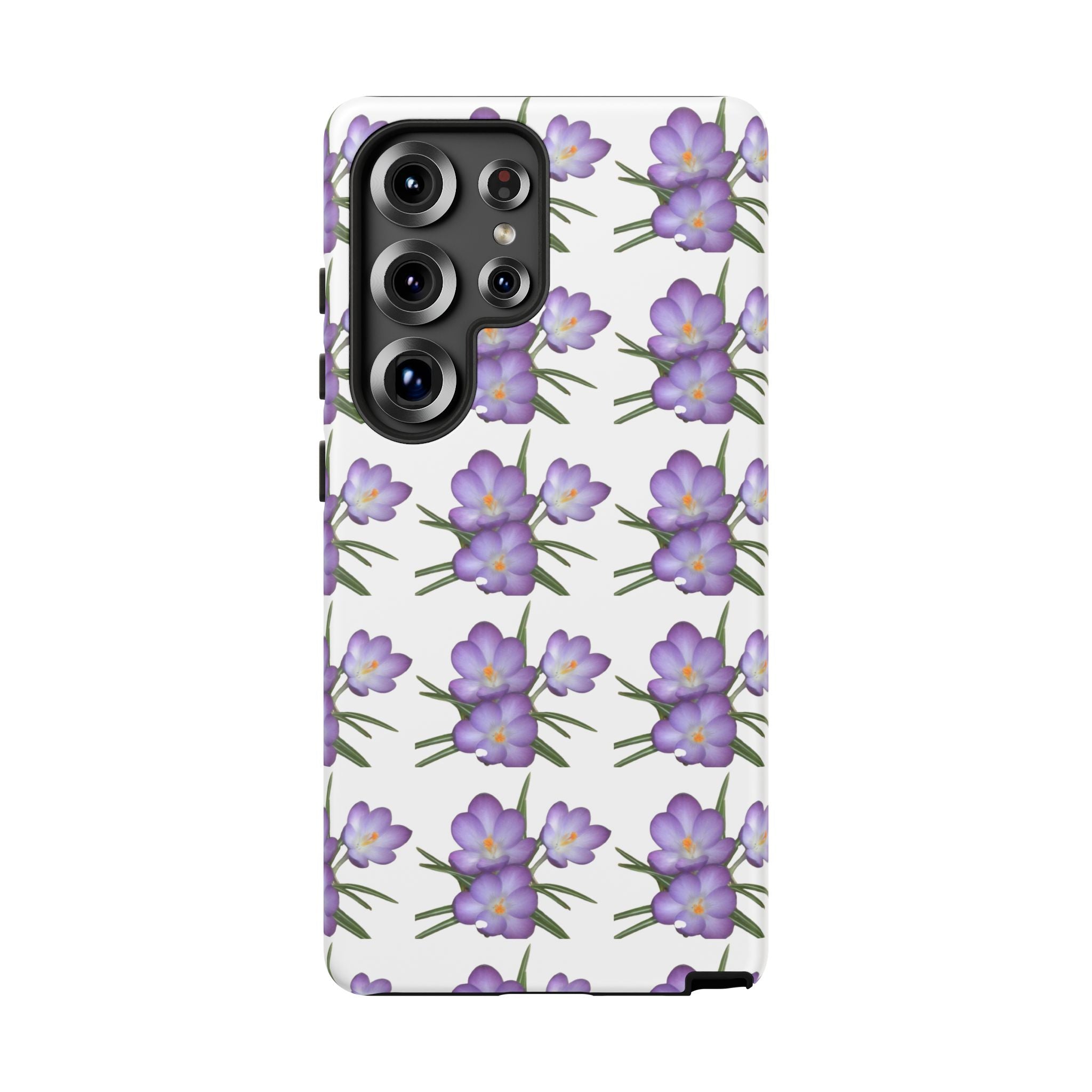 Tough Case — Purple Floral Phone Case