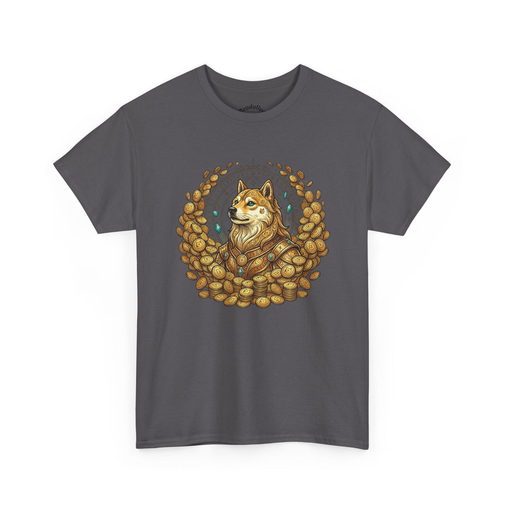 Shiba Inu Coffee Beans T‑Shirt — Cute Dog Cafe Tee