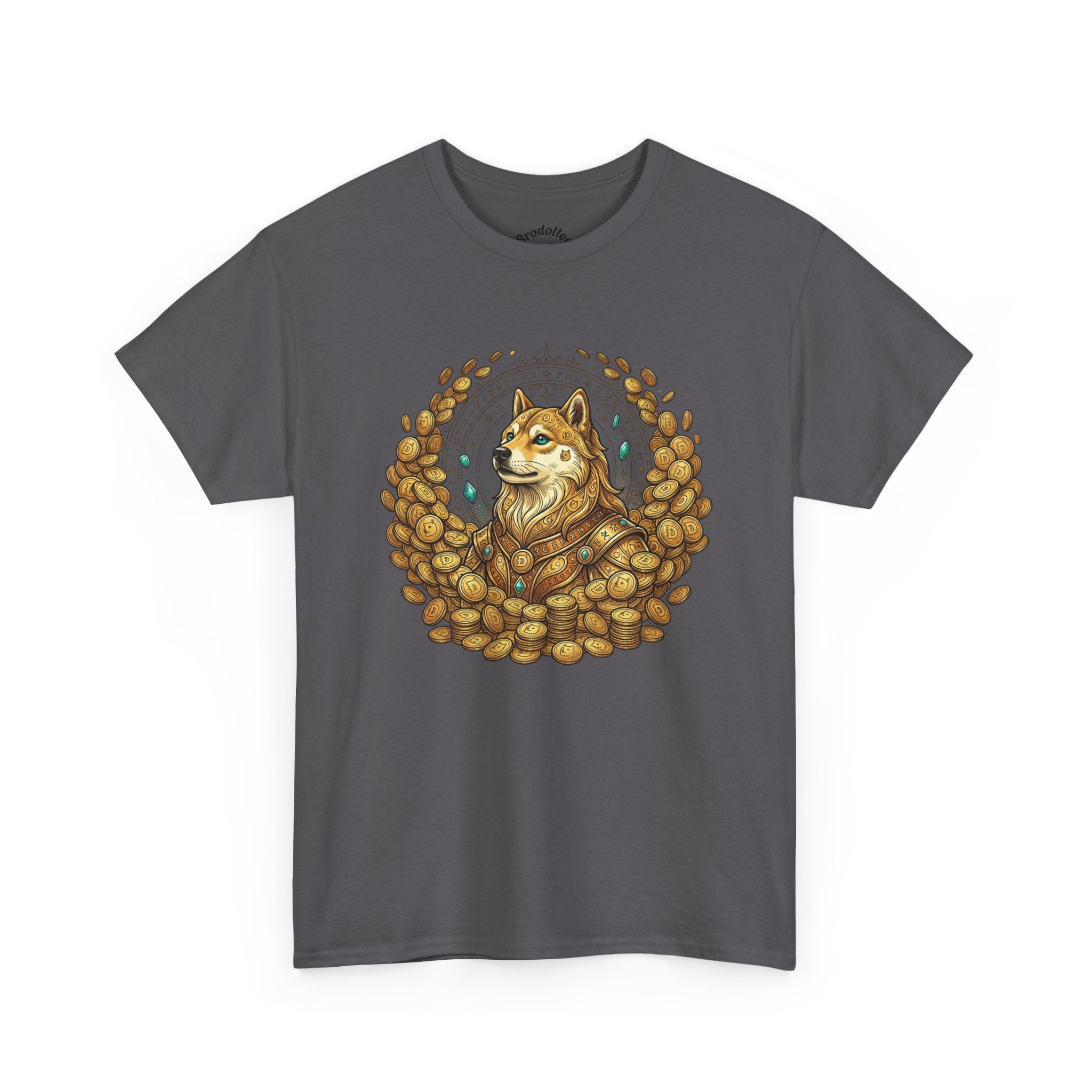 Shiba Inu Coffee Beans T‑Shirt — Cute Dog Cafe Tee